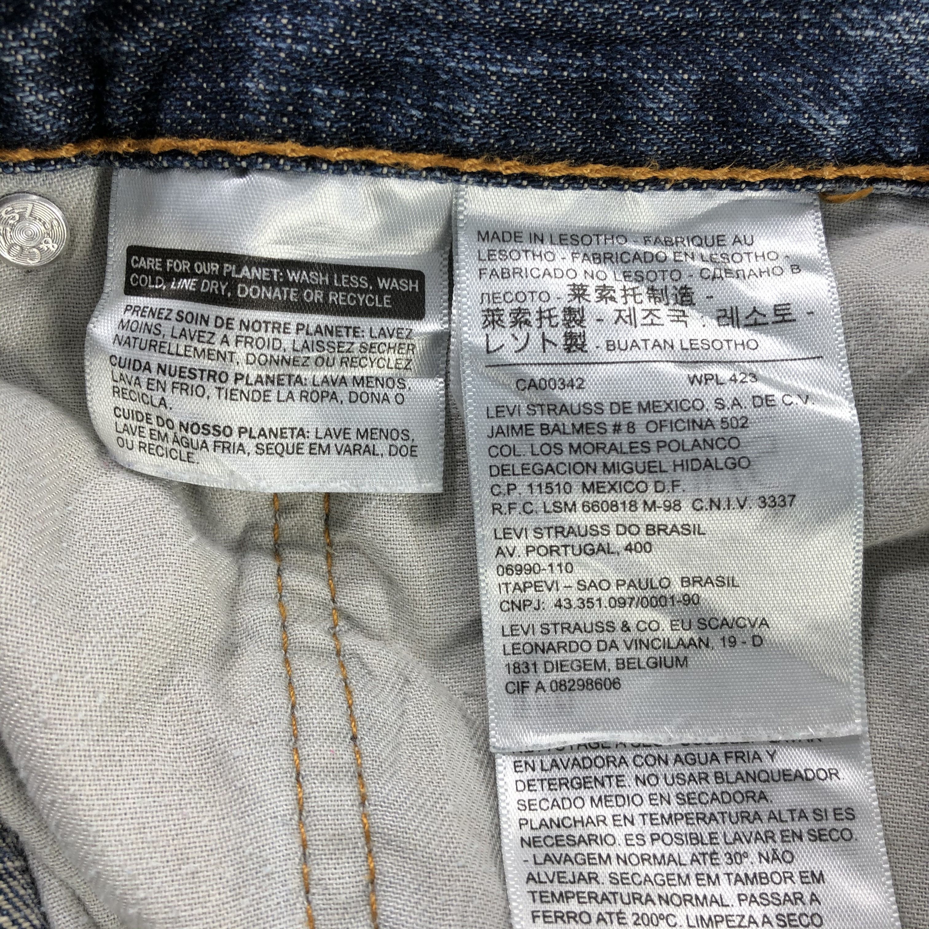 Levi's Levi's 559 Jeans Distressed Denim KJ1383 Size US 34 / EU 50 - 14 Thumbnail