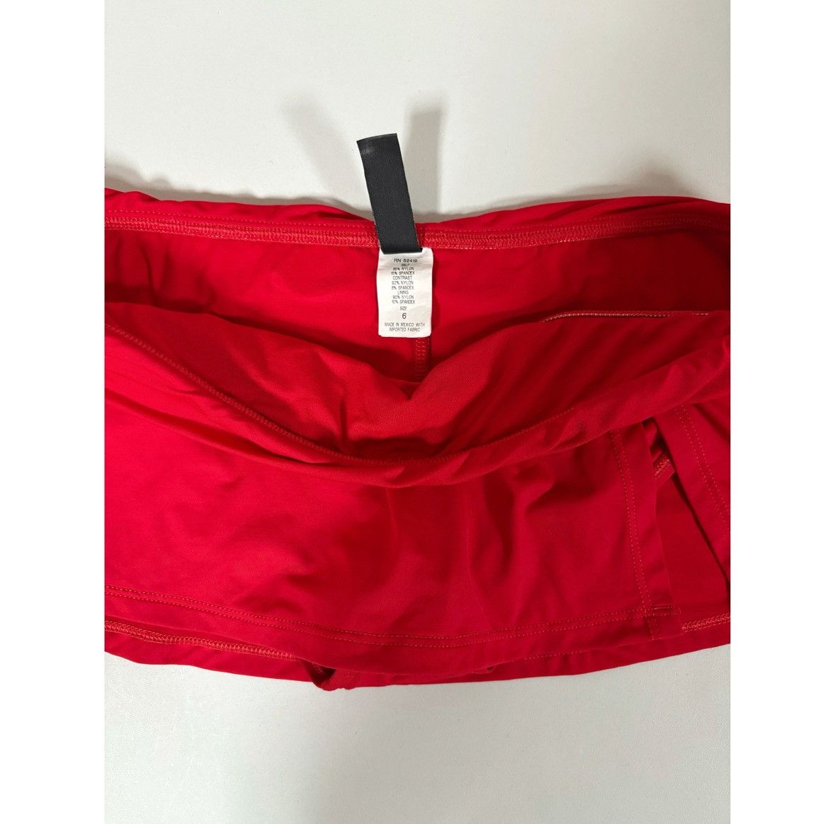 Japanese Brand × Vintage La Blanca Red Swim Skirt Bikini Bottoms Bathing Suit Size 6❤️ Size 28" / US 6 / IT 42 - 4 Thumbnail