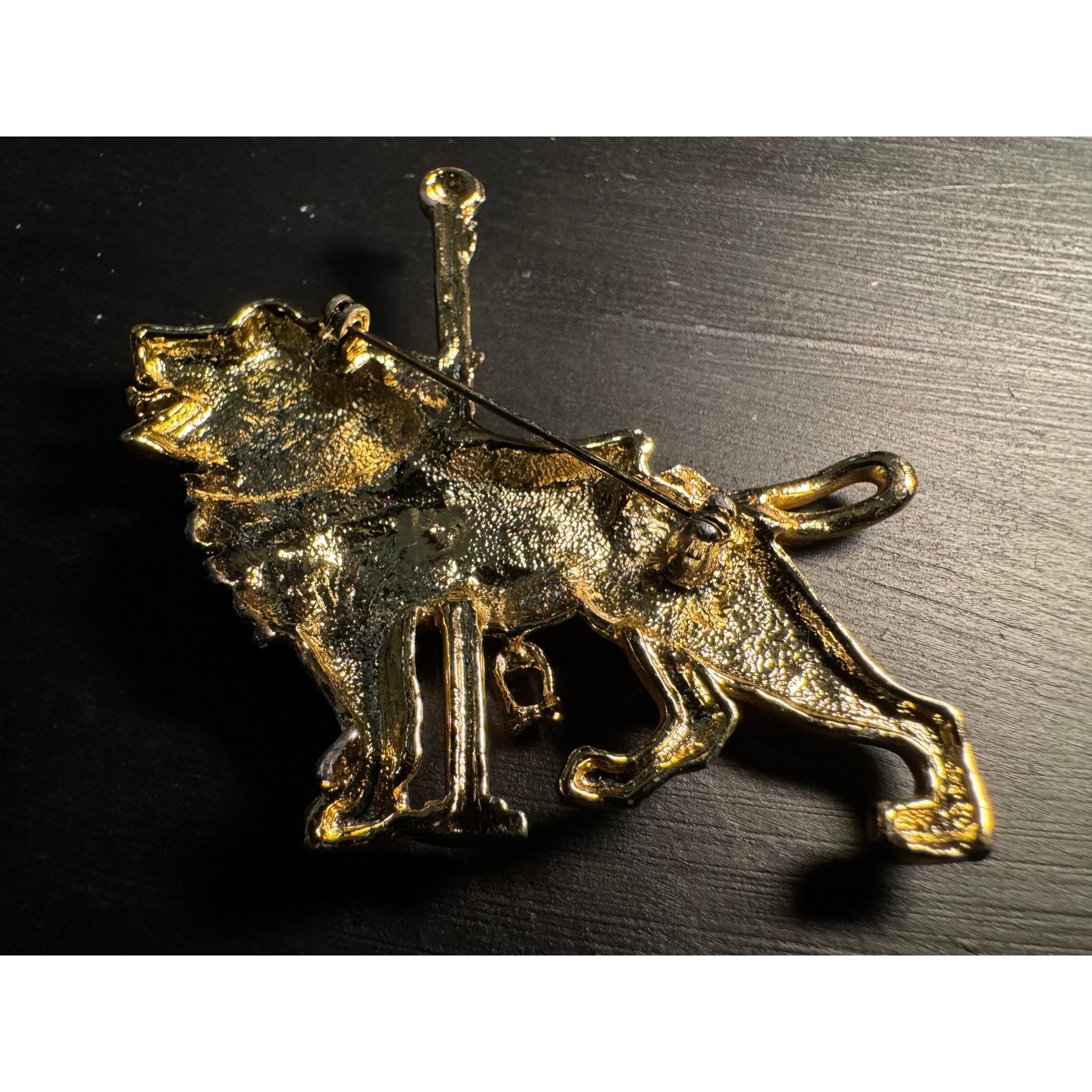 Other Carousel Lion Brooch Rhinestones (Great Detail) Size ONE SIZE - 5 Thumbnail