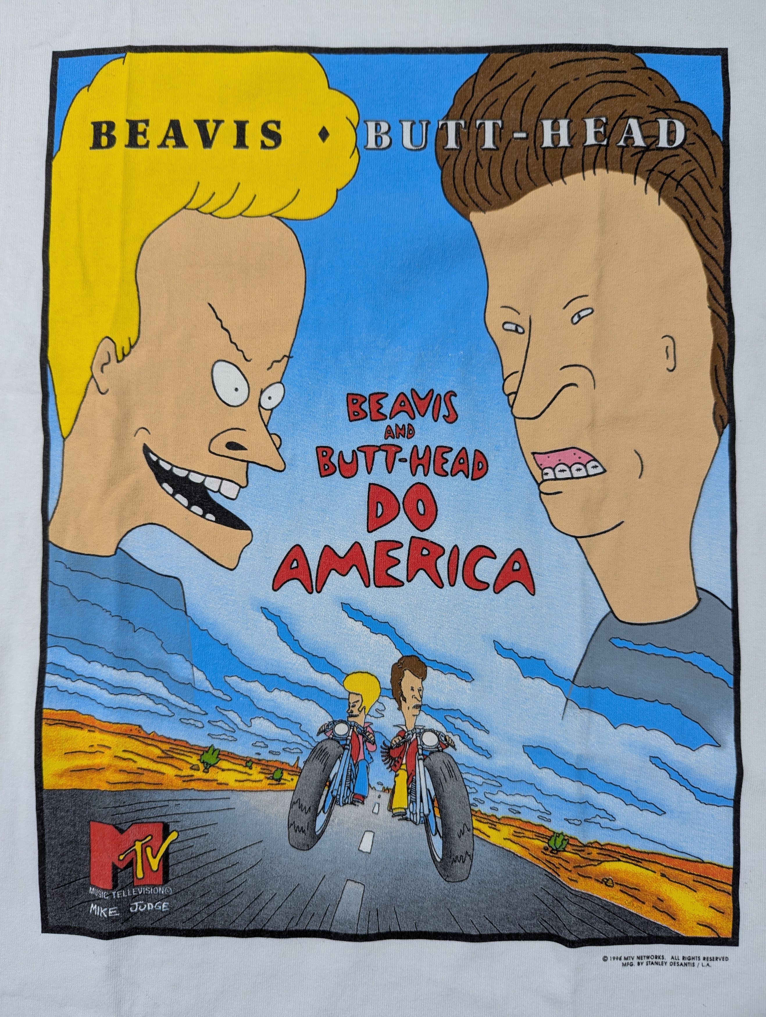 Mtv × Vintage 1996 Beavis and Butt-Head do america Size US XL / EU 56 / 4 - 3 Thumbnail