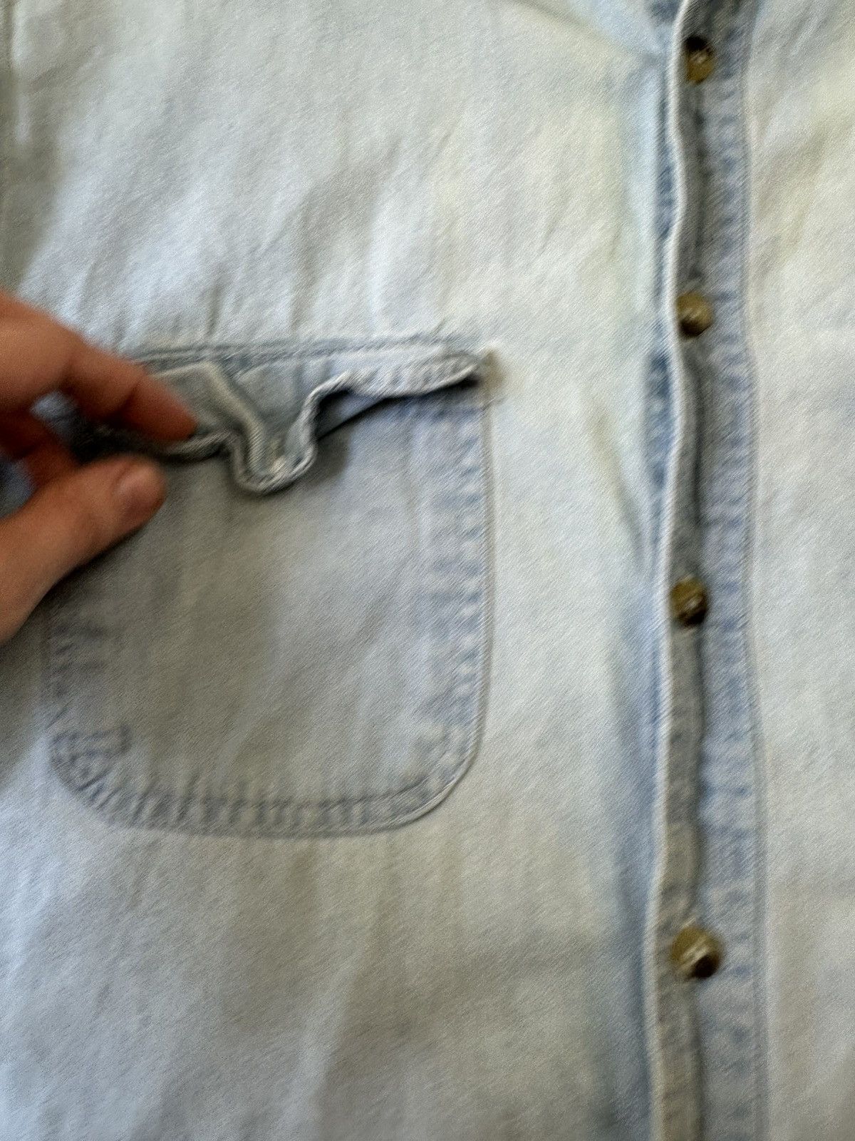 Vintage Vintage USA Denim Biker Vest Large Size US L / EU 52-54 / 3 - 7 Thumbnail