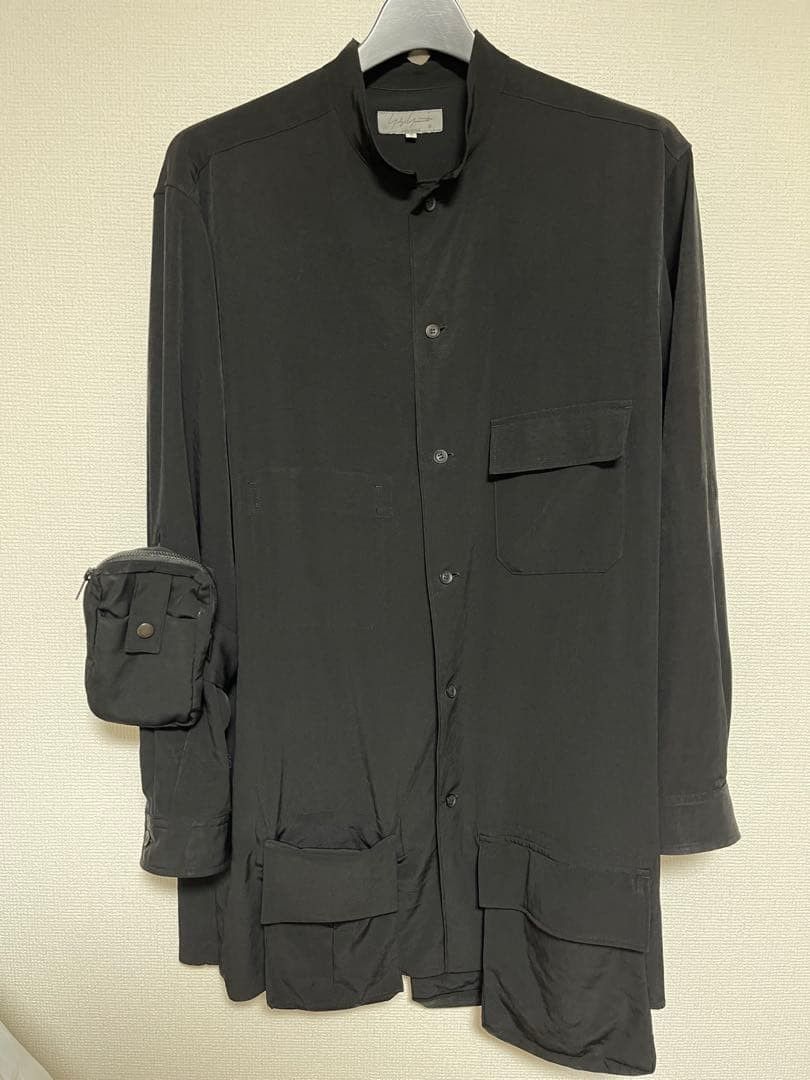 Yohji Yamamoto Yohji Yamamoto 2025ss Stand Collar Pocket Blouse Size US L / EU 52-54 / 3 - 1 Thumbnail