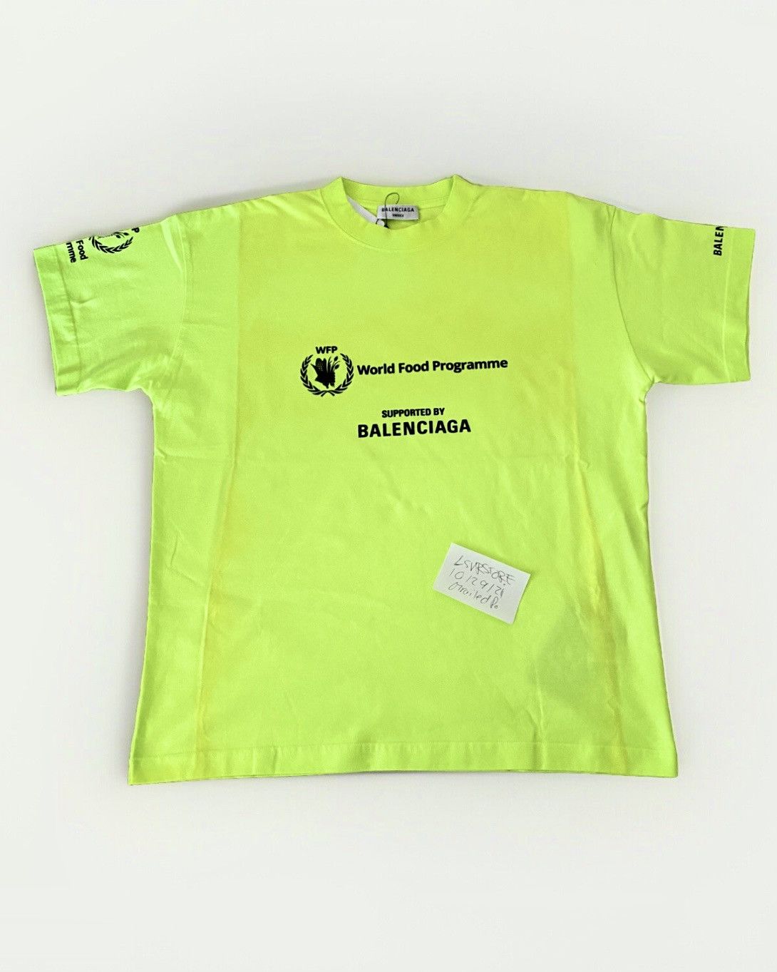 Balenciaga Balenciaga FW22 WFP Vintage Tee Neon Sun Medium Size US M / EU 48-50 / 2 - 1 Thumbnail