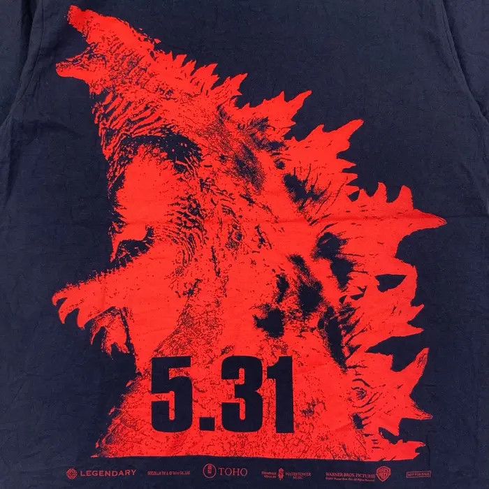 Vintage GODZILLA KING OF THE MONSTERS 2019 Film Tee Shirt Size US M / EU 48-50 / 2 - 4 Thumbnail