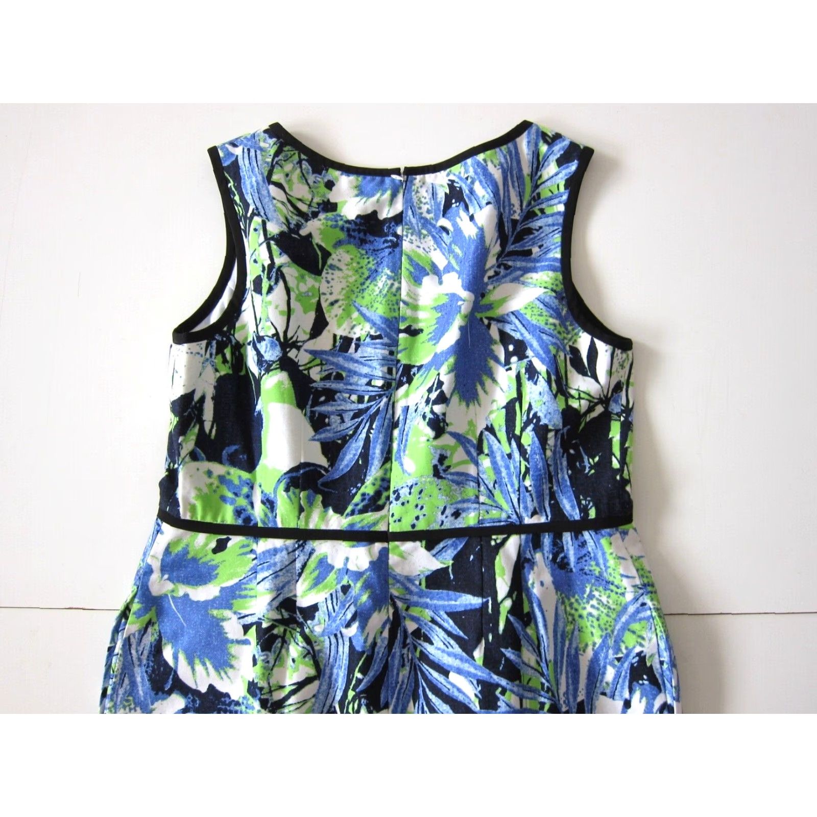 Nine West Nine West Floral Pocket ALine Tank Dress 12 Womens Green Blue White Black Embercharm Size XL / US 12-14 / IT 48-50 - 5 Thumbnail