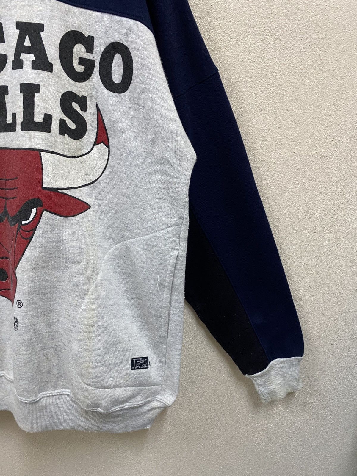 Salem Sportswear Vintage Chicago Bull By Sallem Sportwear Hoodie Pullover Size US L / EU 52-54 / 3 - 3 Thumbnail