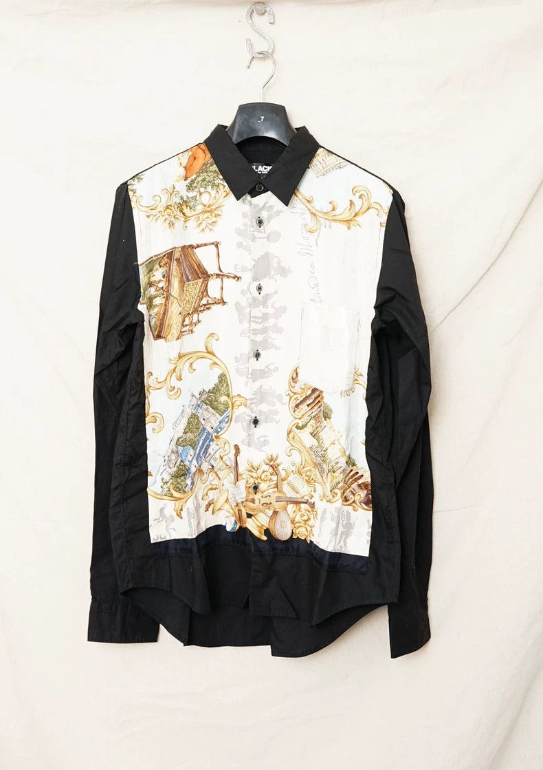 Comme des Garcons Comme Des Garcons Silk Patchwork Shirt Size M / US 6-8 / IT 42-44 - 1 Thumbnail