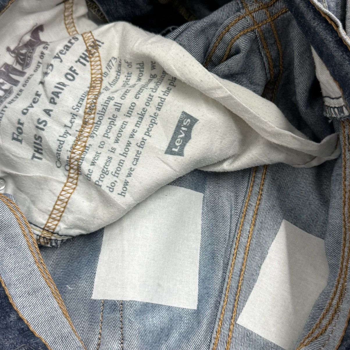 Levi's Levis 505 Worn Distressed Jeans Denim Pants Size US 29 - 15 Thumbnail