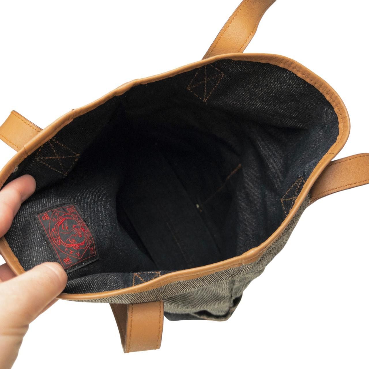 Evisu Vintage Evisu Japanese Denim Shoulder Bag Size ONE SIZE - 3 Thumbnail
