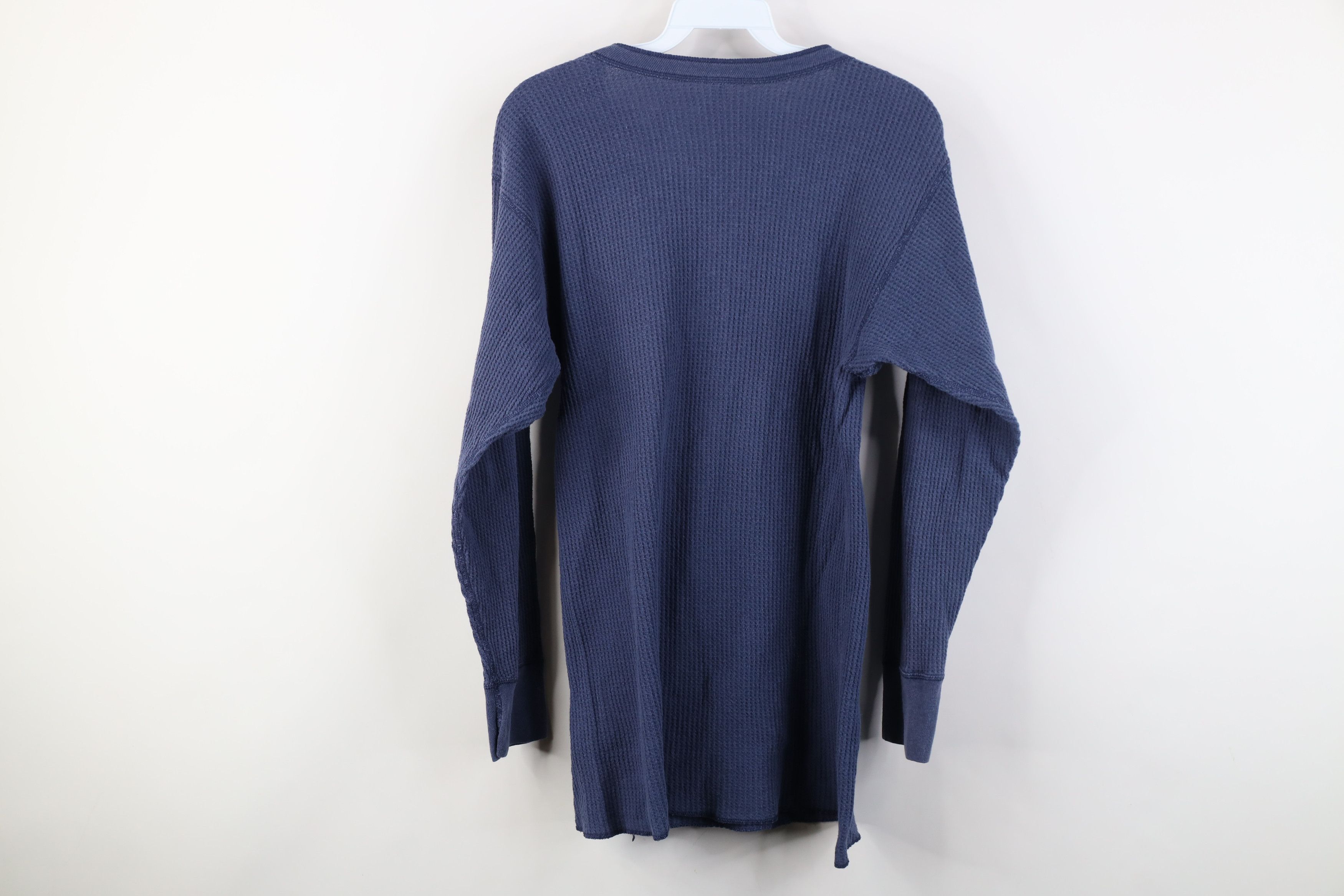 Vintage Vintage 90s Streetwear Knit Long Sleeve Henley T-Shirt Size US L / EU 52-54 / 3 - 9 Thumbnail
