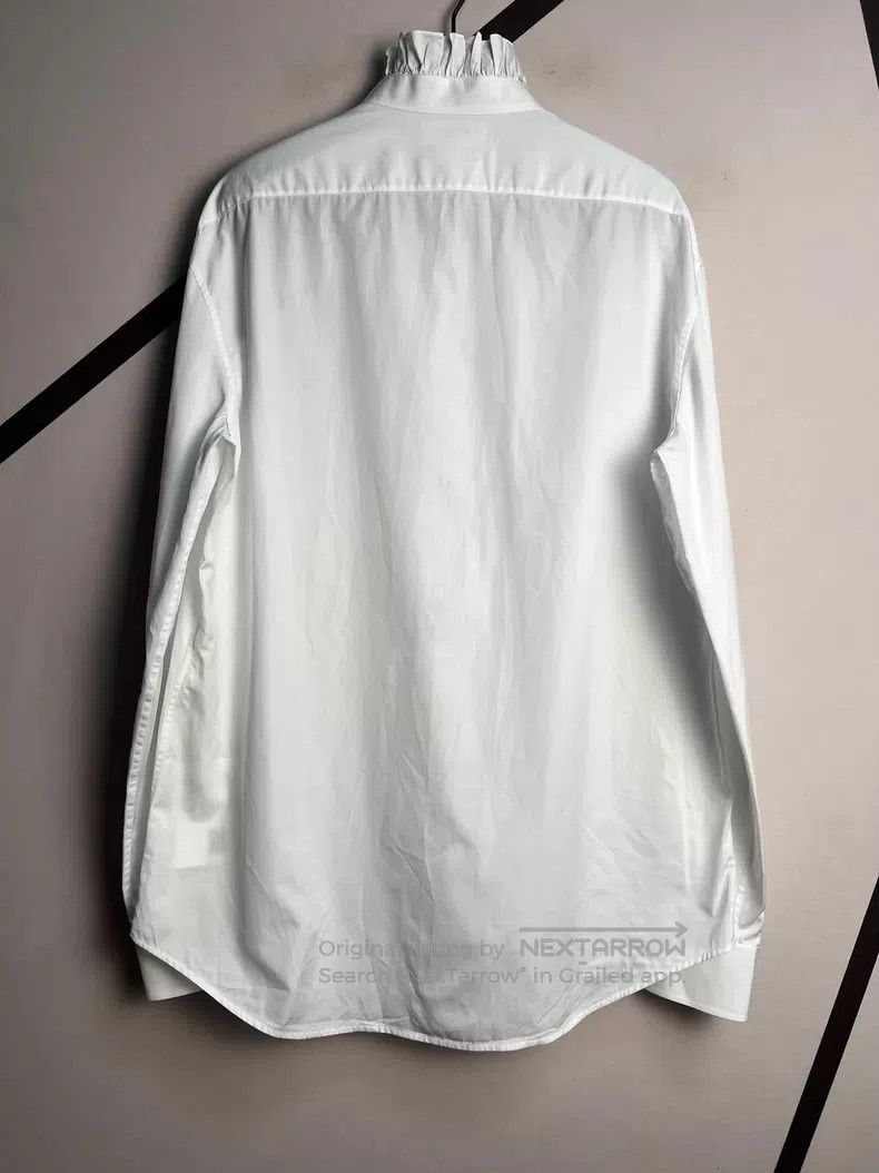 Celine CELINE White Lotus Collar Shirt i Size S / US 4 / IT 40 - 2 Thumbnail