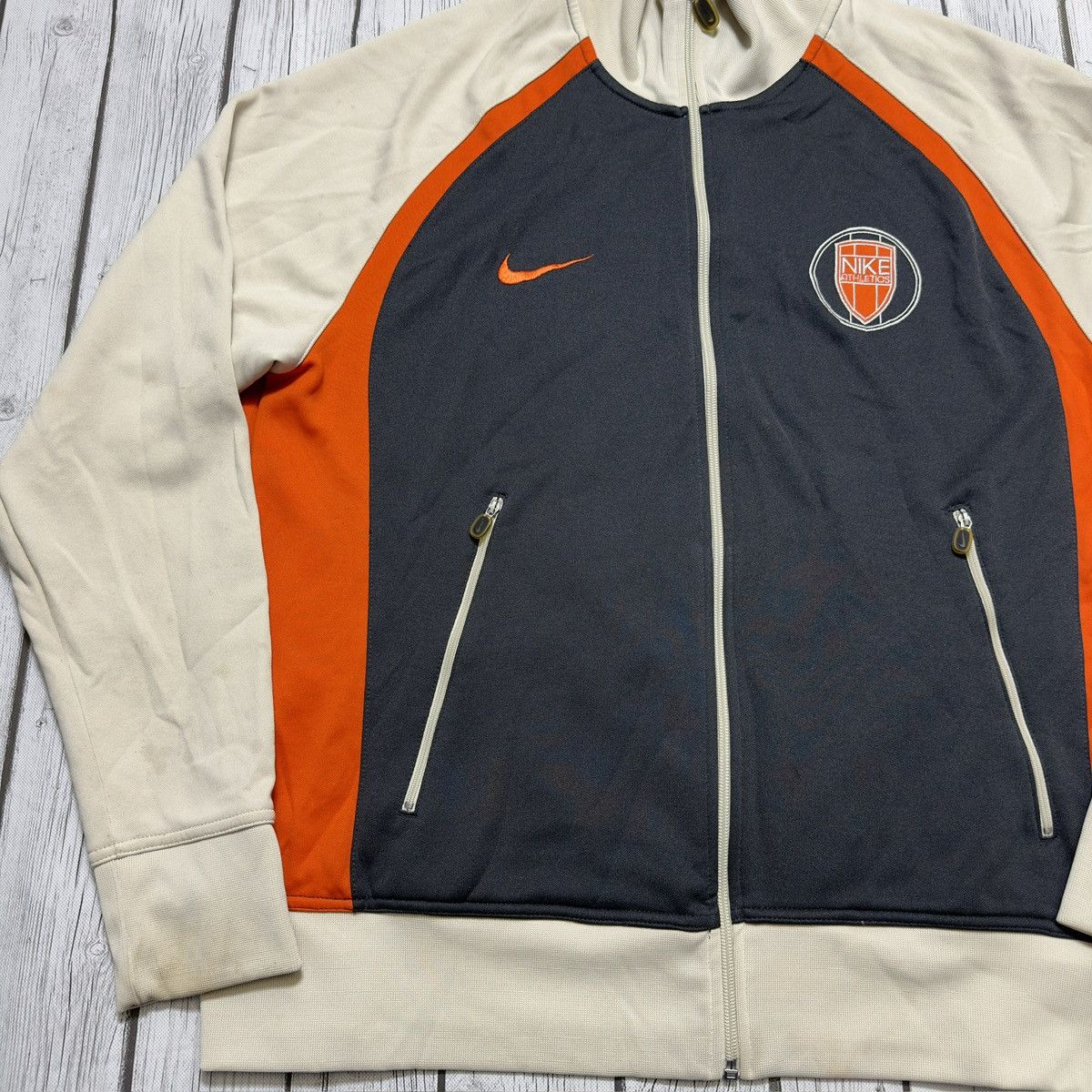Nike × Vintage Vintage Nike track jacket Size US XL / EU 56 / 4 - 3 Thumbnail