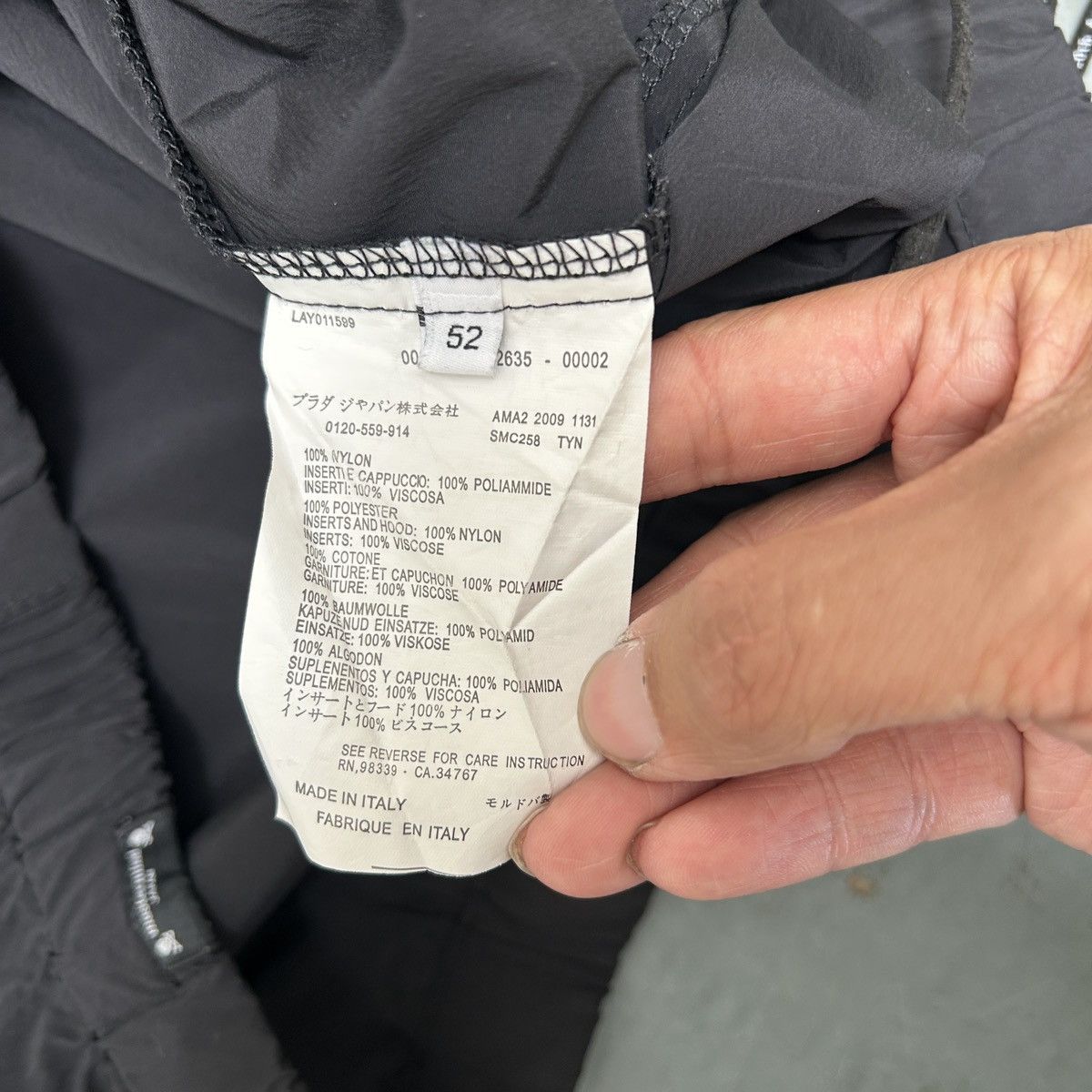 Mastermind Japan Mastermind Japan x Prada Style Hooded Windbreaker Size US L / EU 52-54 / 3 - 6 Thumbnail