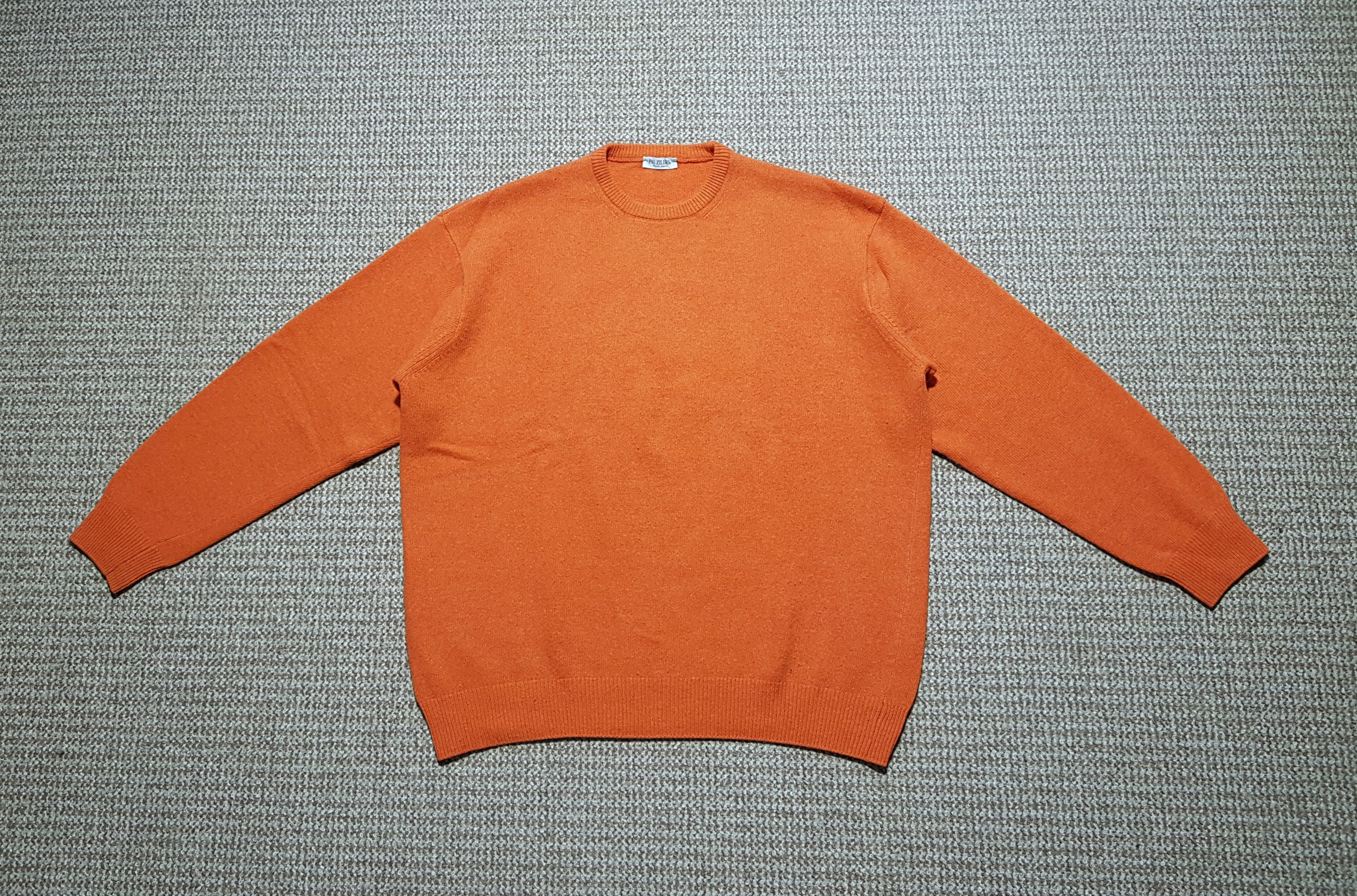 Pal Zileri Pal Zileri Vintage Orange Wool Sweater sz 56 Size US XXL / EU 58 / 5 - 1 Thumbnail