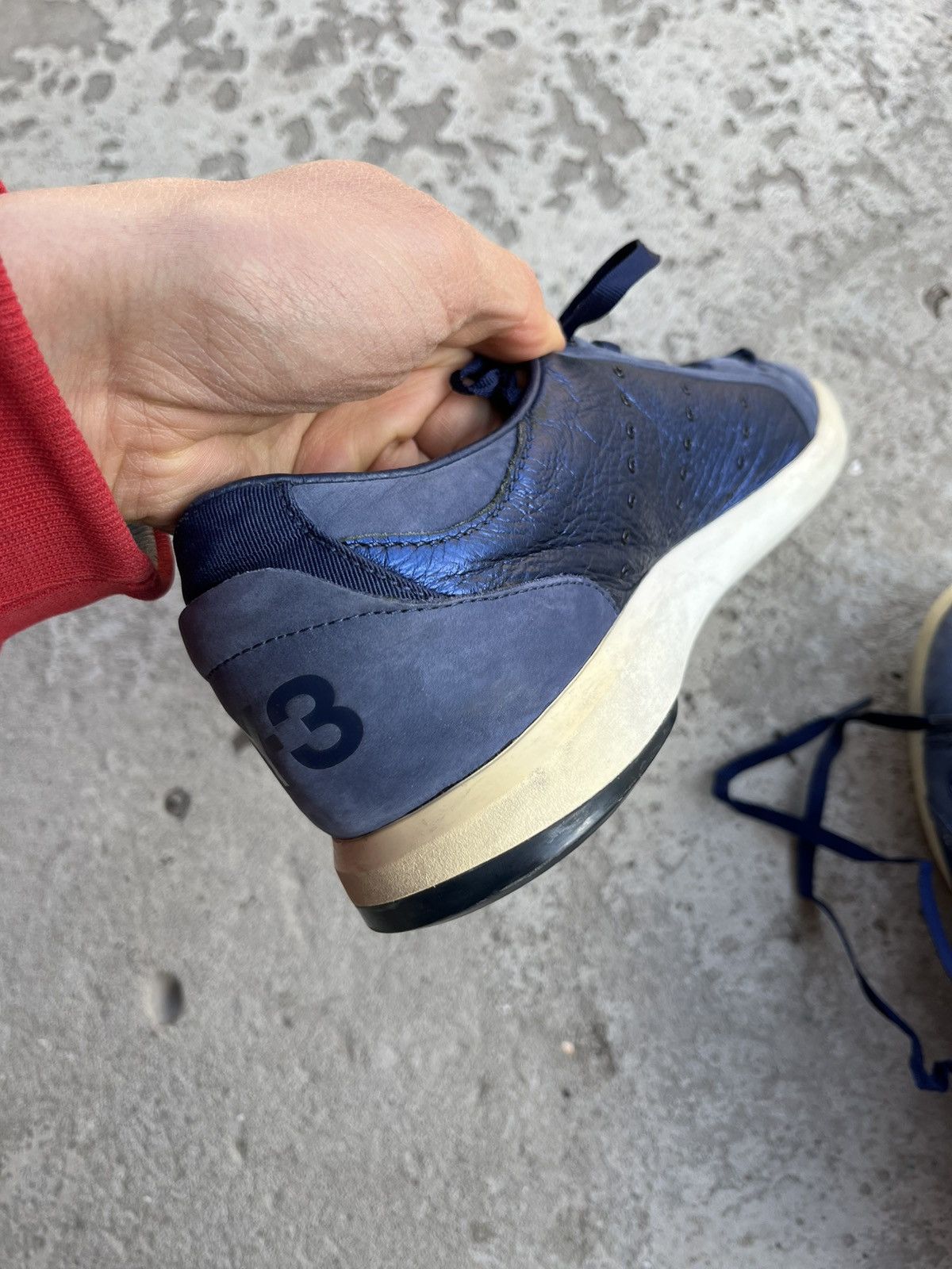 Adidas × Y-3 × Yohji Yamamoto AW09 Yohji Yamamoto x Adidas Y-3 Low Top Sneakers Shoes Y2K Size US 8 / EU 41 - 19 Thumbnail