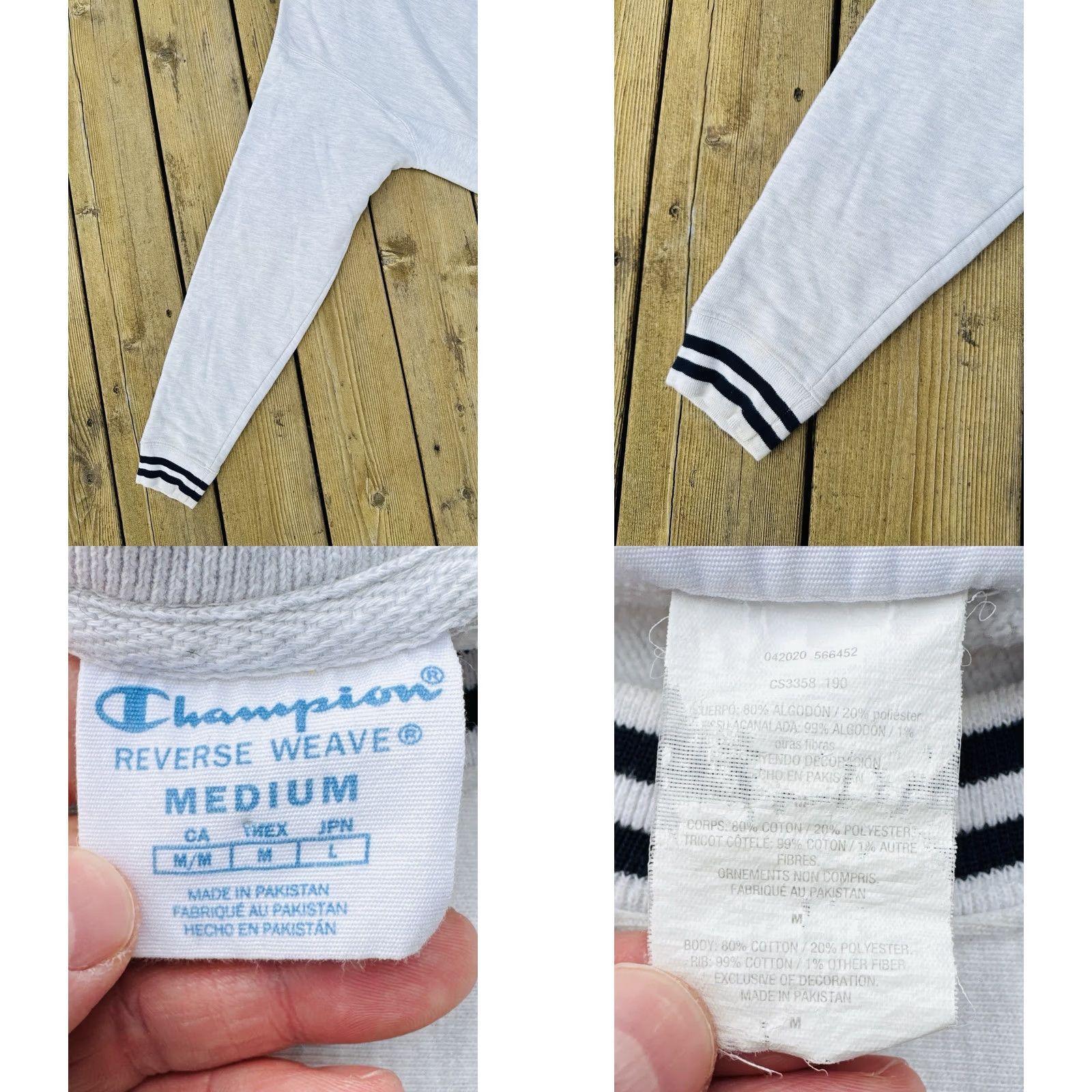 Champion Champion Reverse Weave US Coast Guard Crewneck Sweatshirt Adult Medium Gray 90s Mens Size US M / EU 48-50 / 2 - 9 Thumbnail