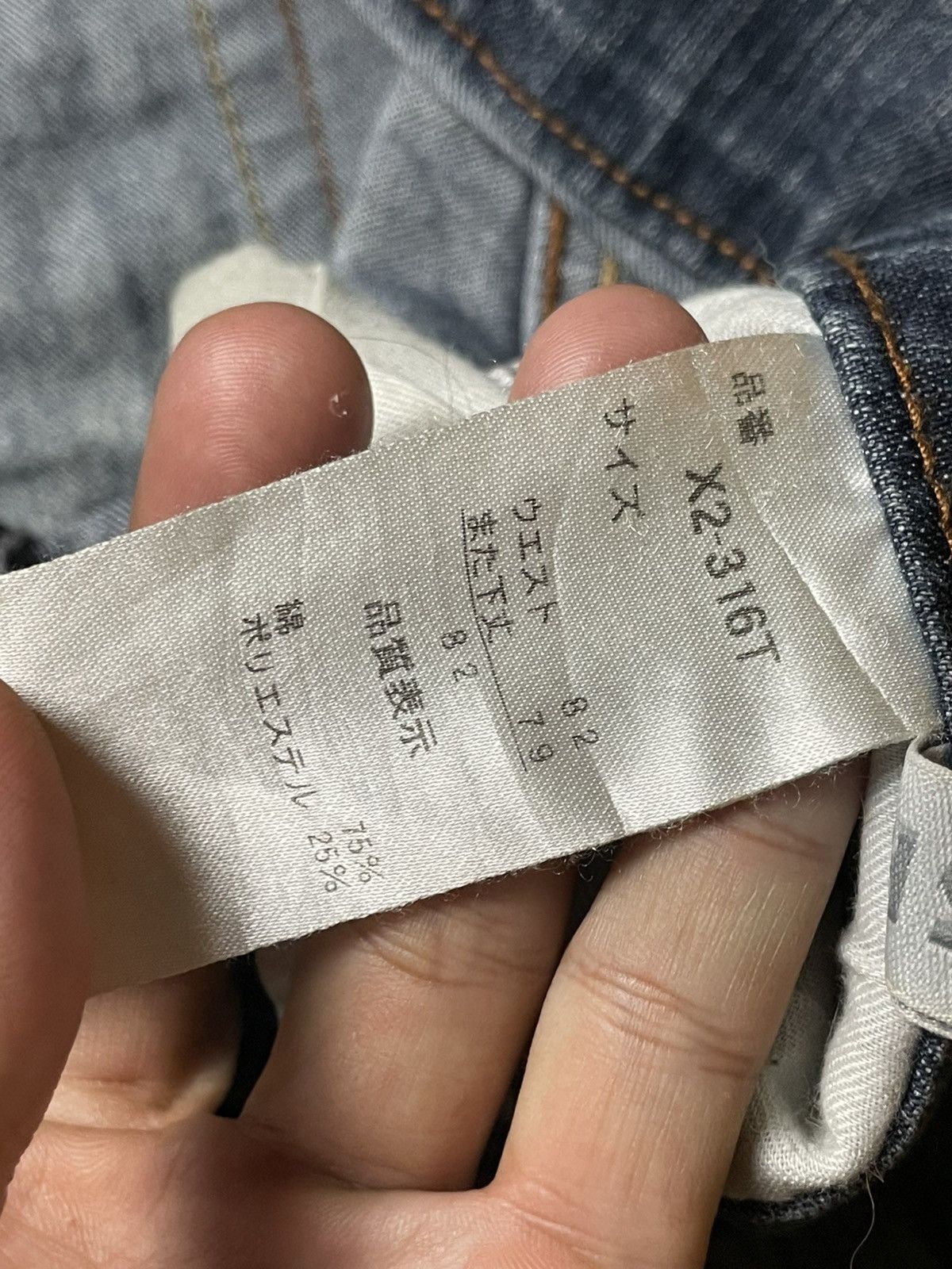 Japanese Brand × Vintage CLOSSHI Japanese Brand Straight Cut Jeans (93) Size US 33 - 9 Thumbnail