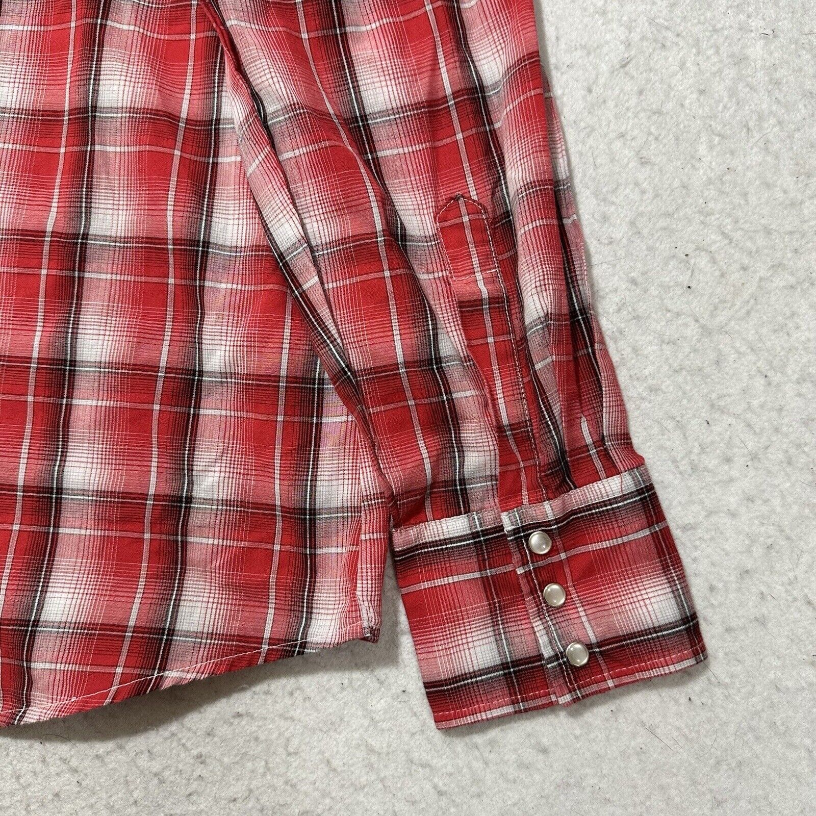 Wrangler Wrangler Large Pearl Snap Button Down Shirt Plaid Western Size US L / EU 52-54 / 3 - 5 Thumbnail