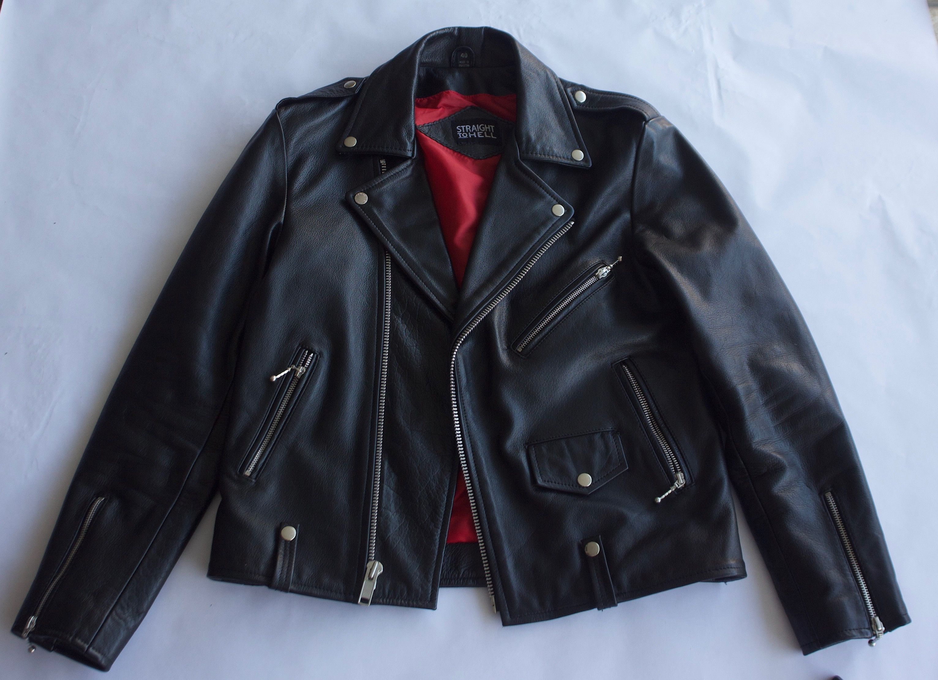 Straight To Hell Commando Lightweight Full Grain Leather Jacket | Grailed