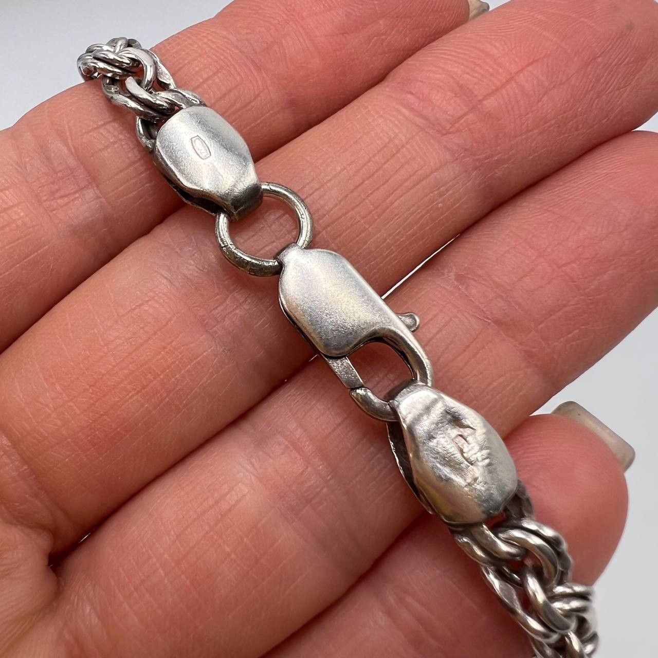 Jewelry Massive Vintage Sterling Silver 925 Chain Necklace 40 gr Size ONE SIZE - 7 Thumbnail