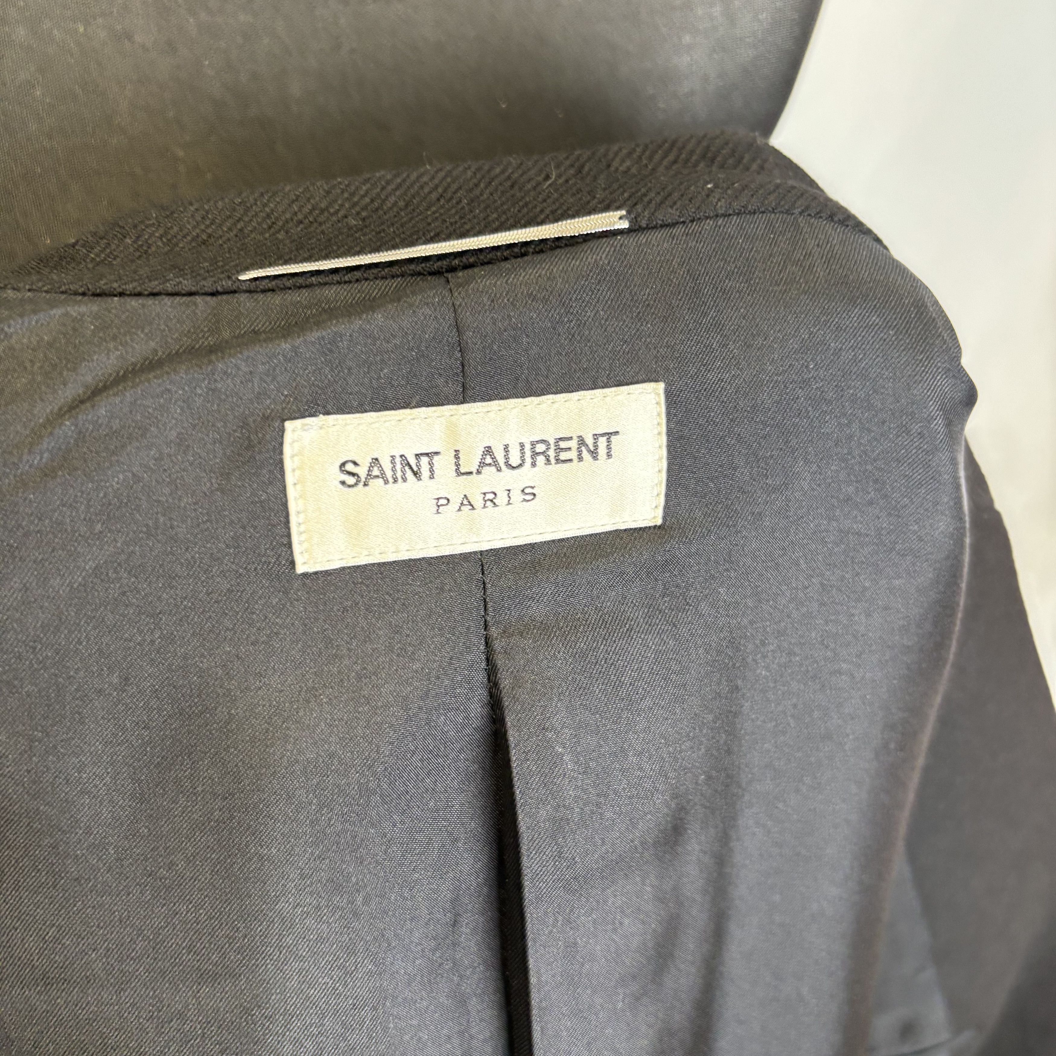 Saint Laurent Paris Saint Laurent Double Breasted Blazer Size US L / EU 52-54 / 3 - 6 Thumbnail