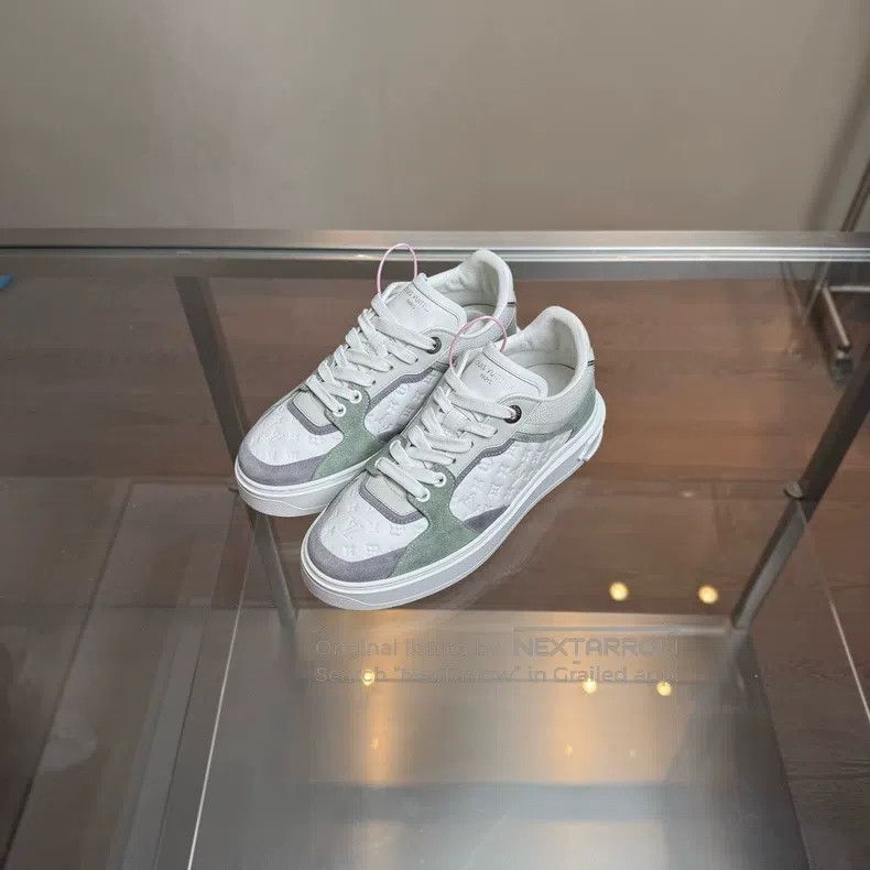 Louis Vuitton Louis Vuitton TIME OUT GREY GREEN shoes Size US 5.5 / IT 35.5 - 1 Thumbnail