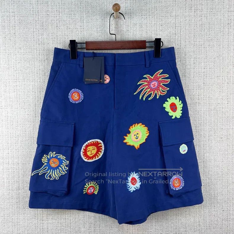 Louis Vuitton Louis Vuitton size s Yayoi Kusama SS23 Cartoon Embroidered Size US 28 / EU 44 - 1 Thumbnail