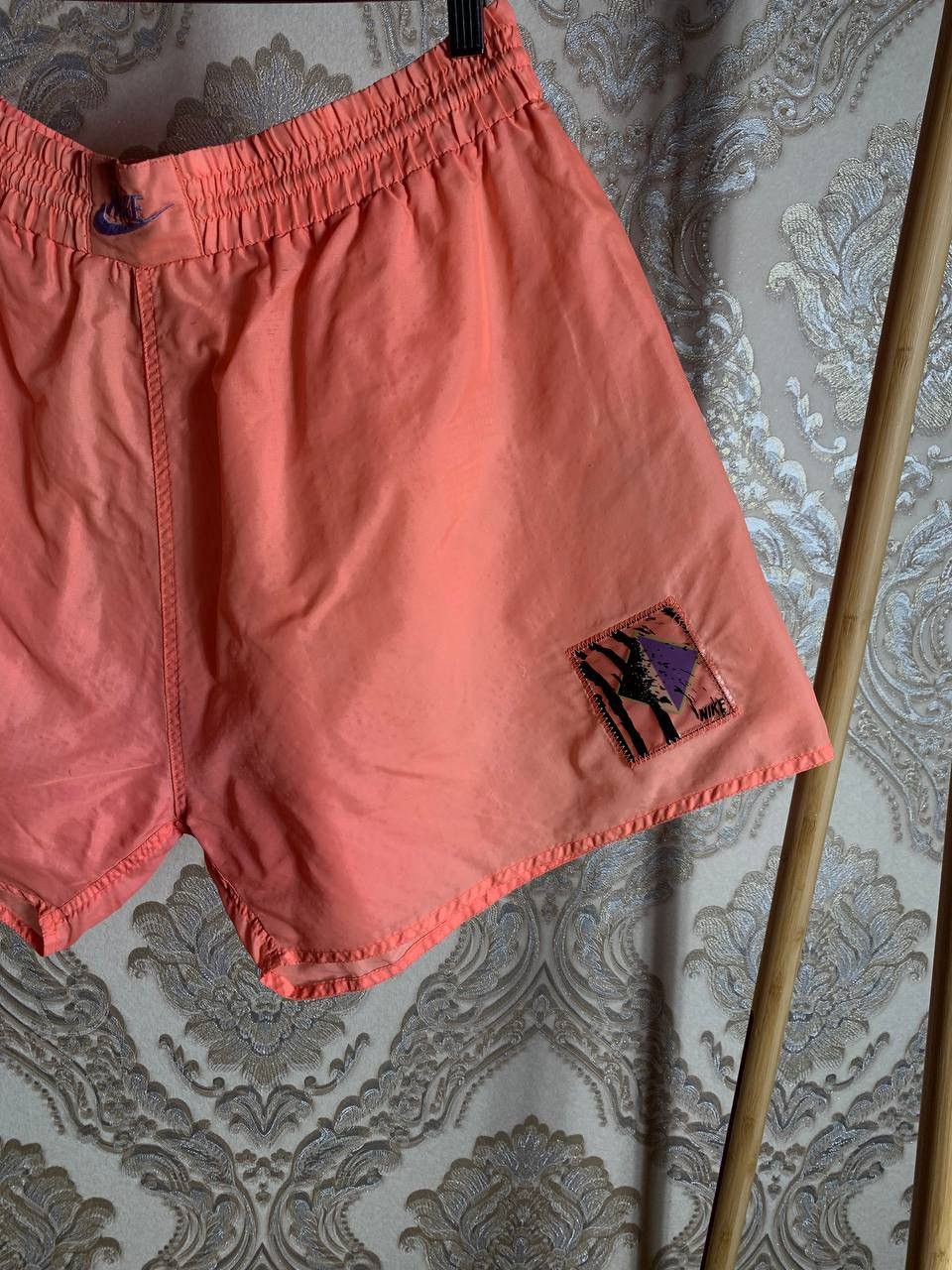 Nike × Vintage VERY RARE NIKE CHALLENGE COURT PINK SHORTS DRILL SWOOSH Y2K Size US 34 / EU 50 - 2 Thumbnail
