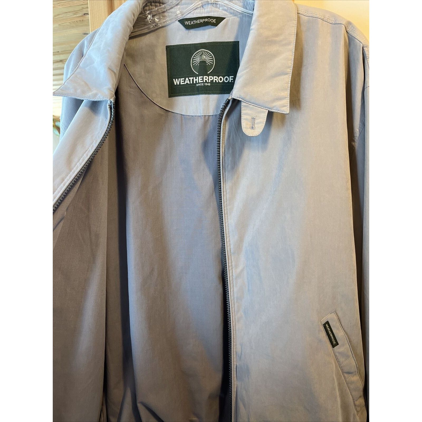 Weatherproof Weatherproof Men’s XL Gray Zip Cotton Polyester Nylon Jacket Size US XL / EU 56 / 4 - 10 Thumbnail