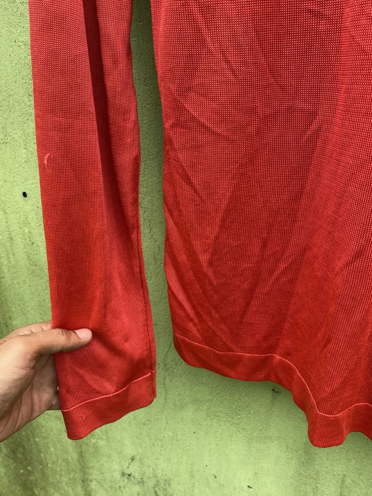 Katharine Hamnett London Katharine Hamnett London Red Buttoned Polo Minimalist Style Size US L / EU 52-54 / 3 - 13 Thumbnail