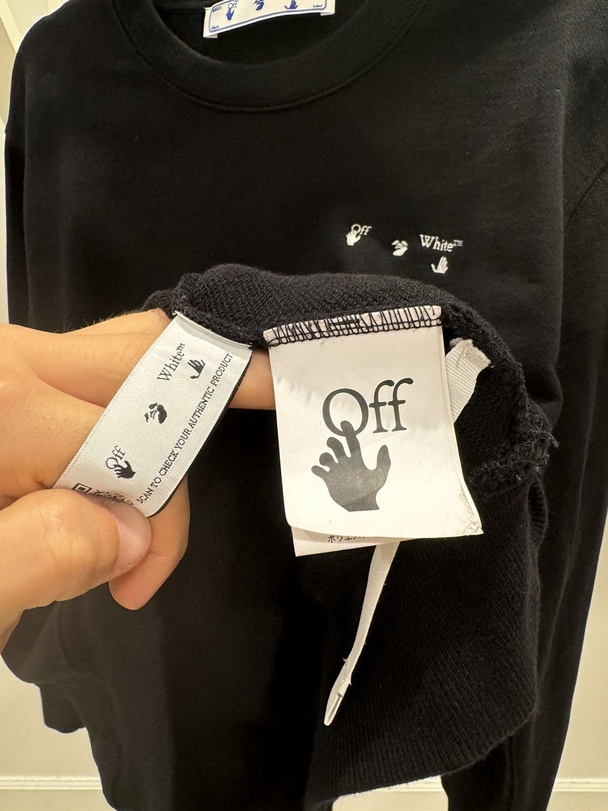 Off-White Off White Liquid Melt Crewneck Size US S / EU 44-46 / 1 - 11 Thumbnail