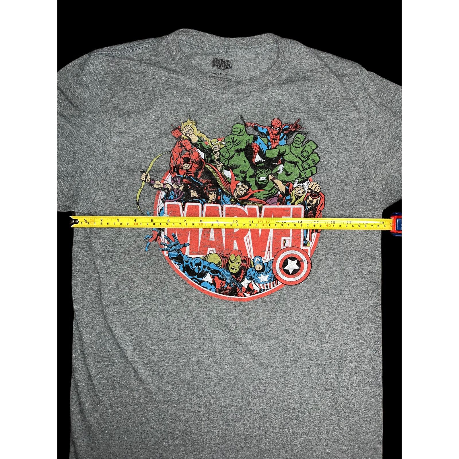 Marvel Comics Woman's Marvel Avengers Characters Grey T-Shirt Medium Size M / US 6-8 / IT 42-44 - 5 Thumbnail
