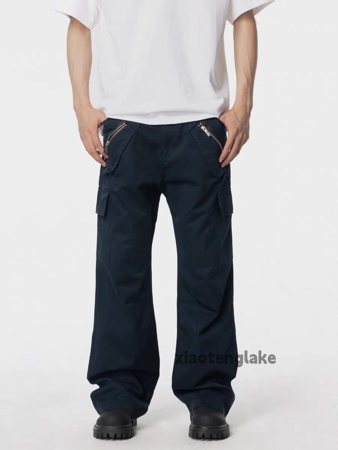 Designer × Vintage zipper loose baggy outdoor utility military cargo pants Size US 30 / EU 46 - 3 Thumbnail