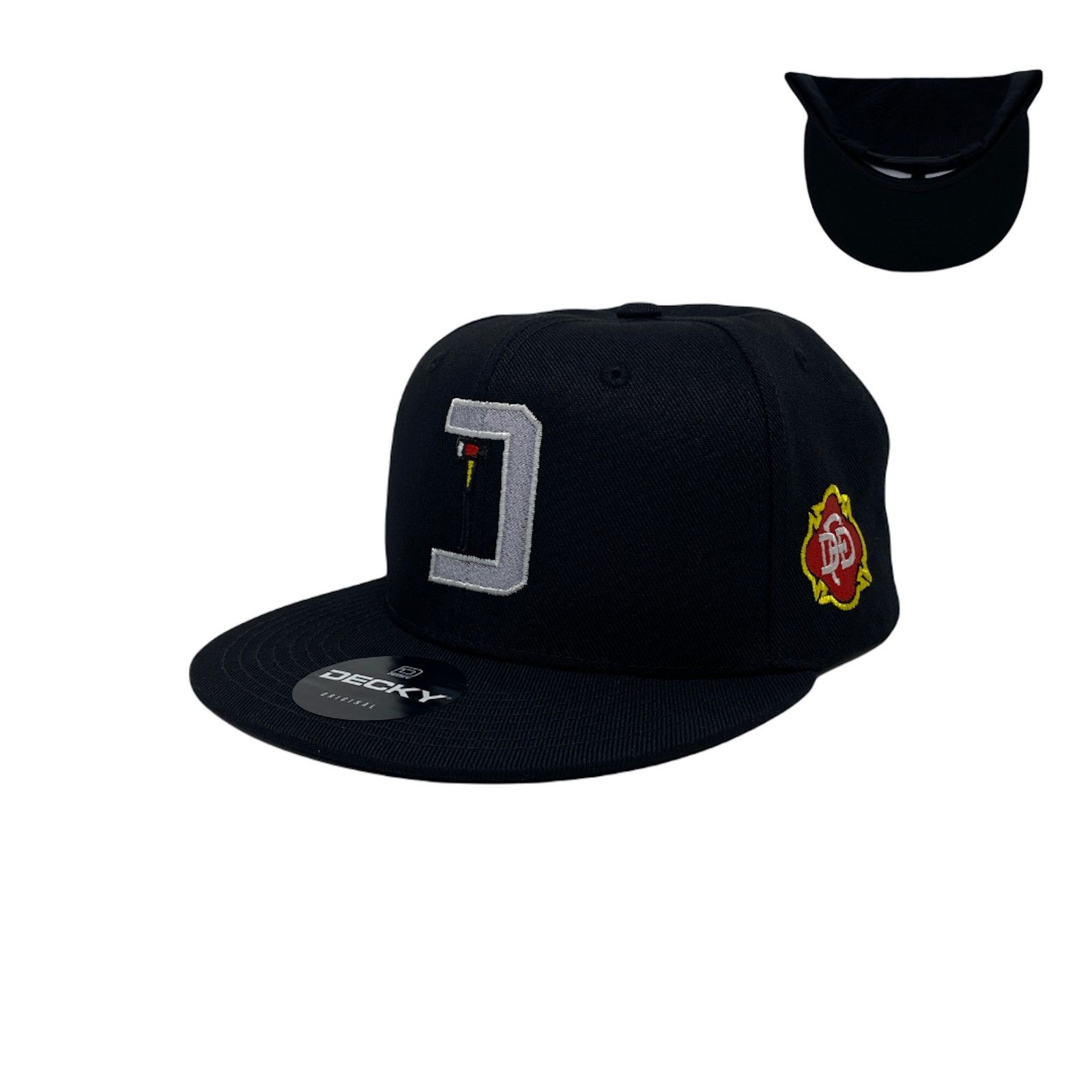 Other Dallas Axe Fire and Rescue Snapback Hat All Black Size ONE SIZE - 1 Thumbnail