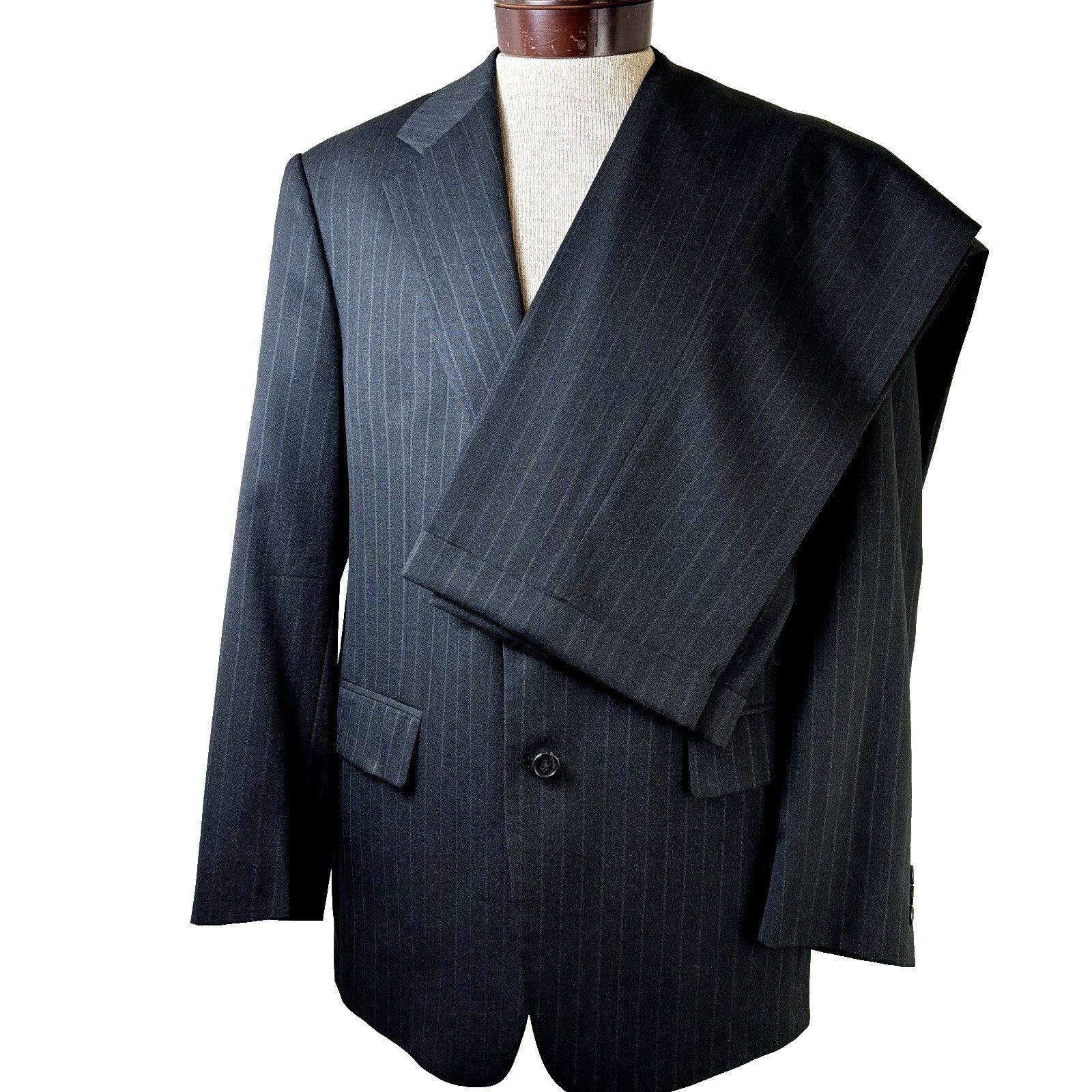 Brooks Brothers Brooks Brothers Men's 41R Striped Wool 2 Piece Suit With Dre Size 40R - 1 Thumbnail