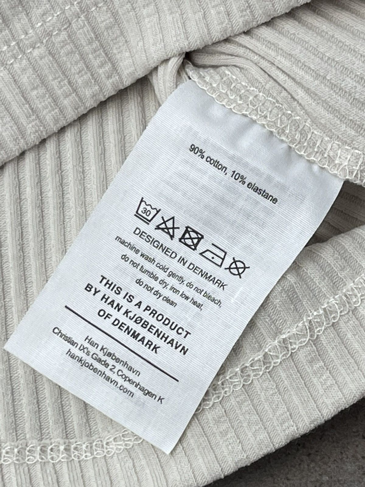 Han Kjobenhavn !DS! SS23 Han Kjobenhavn Light Ribbed Cropped Racer Top Size M / US 6-8 / IT 42-44 - 19 Thumbnail