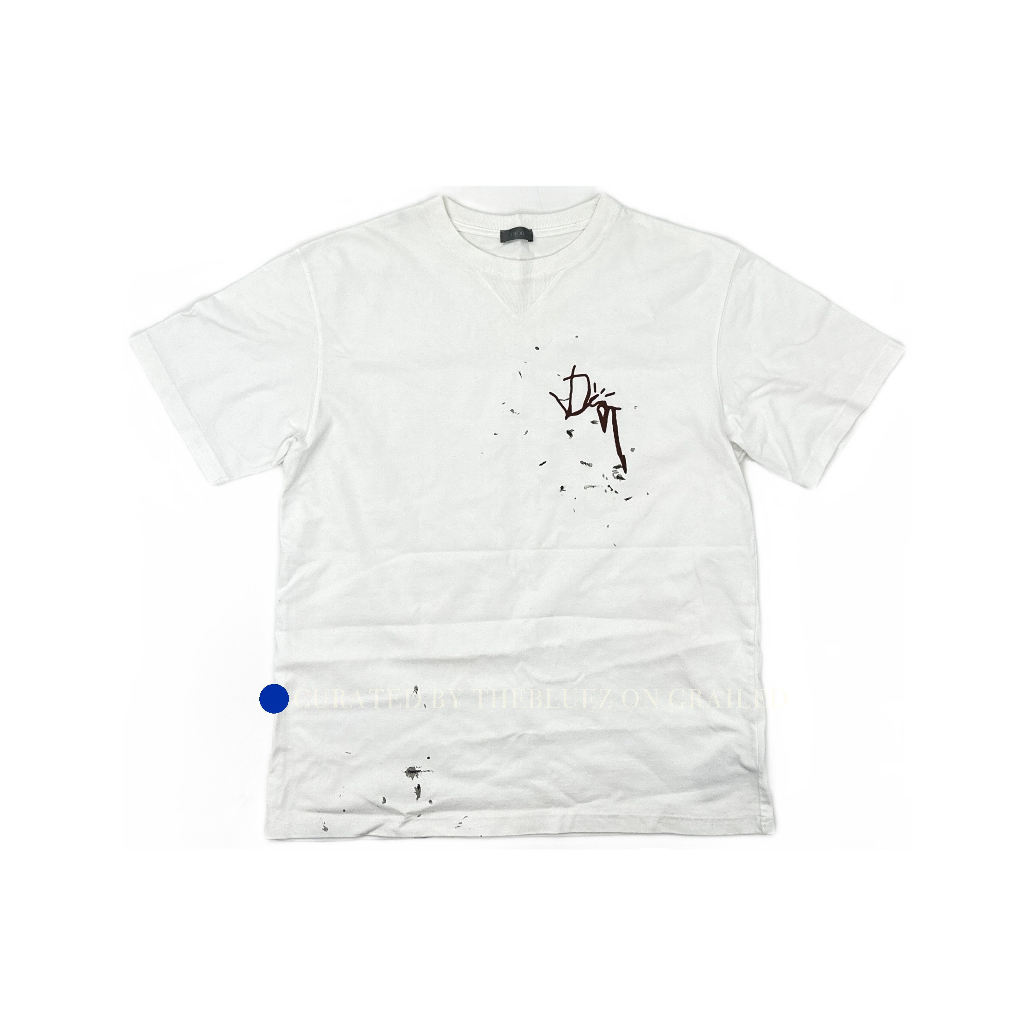 Dior Cactus Jack Collaboration Tee in White Size US L / EU 52-54 / 3 - 1 Thumbnail
