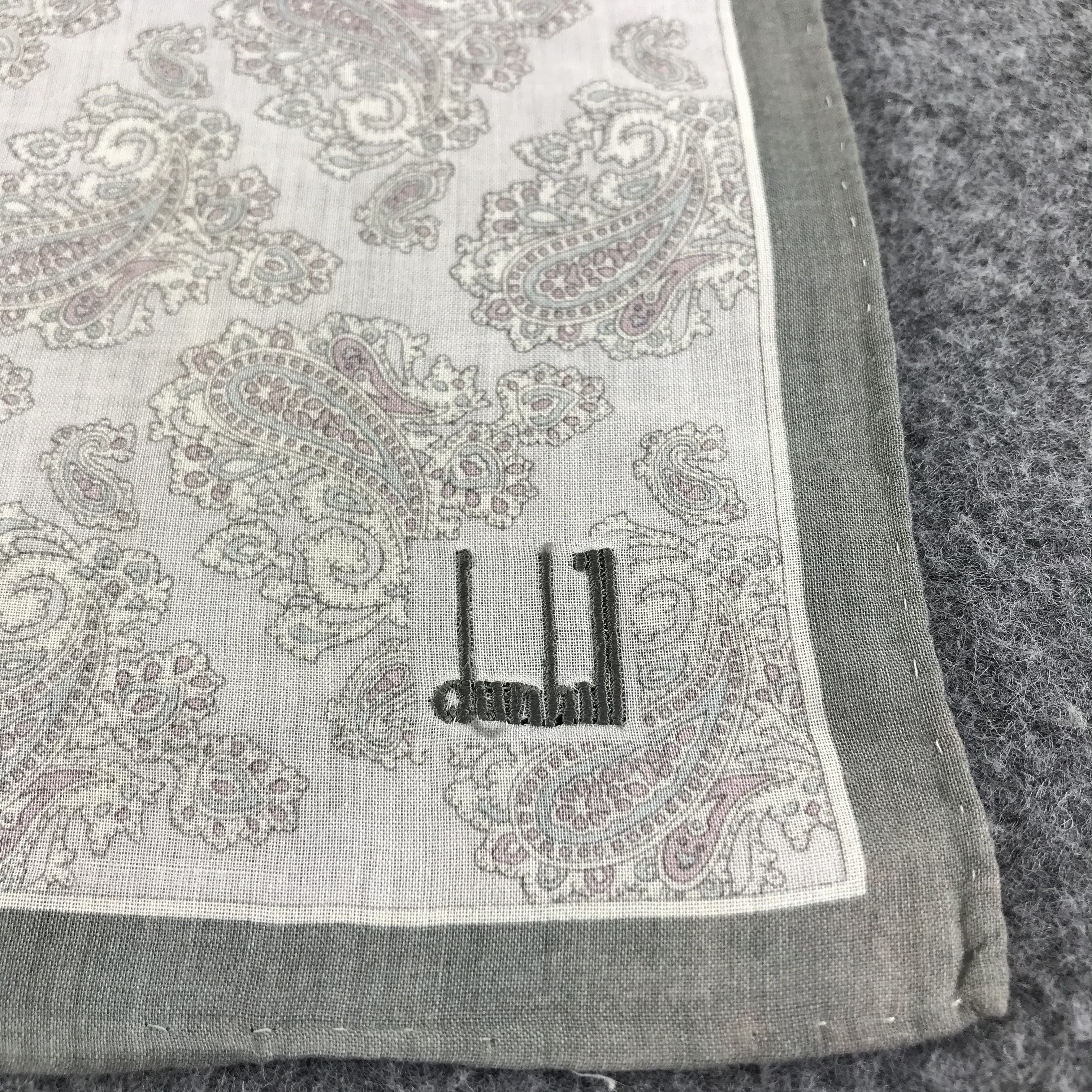 Alfred Dunhill Dunhill Paisley Handkerchief Neckerchief Bandana H233 Size ONE SIZE - 4 Thumbnail