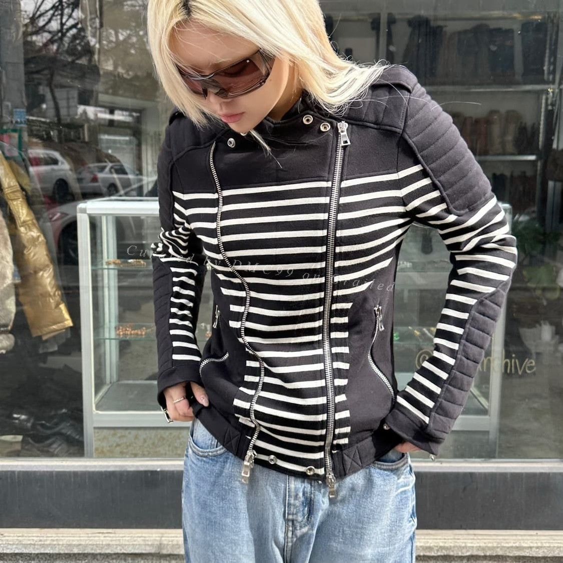 Balmain Balmain Black White Knight Jacket Size US M / EU 48-50 / 2 - 1 Thumbnail