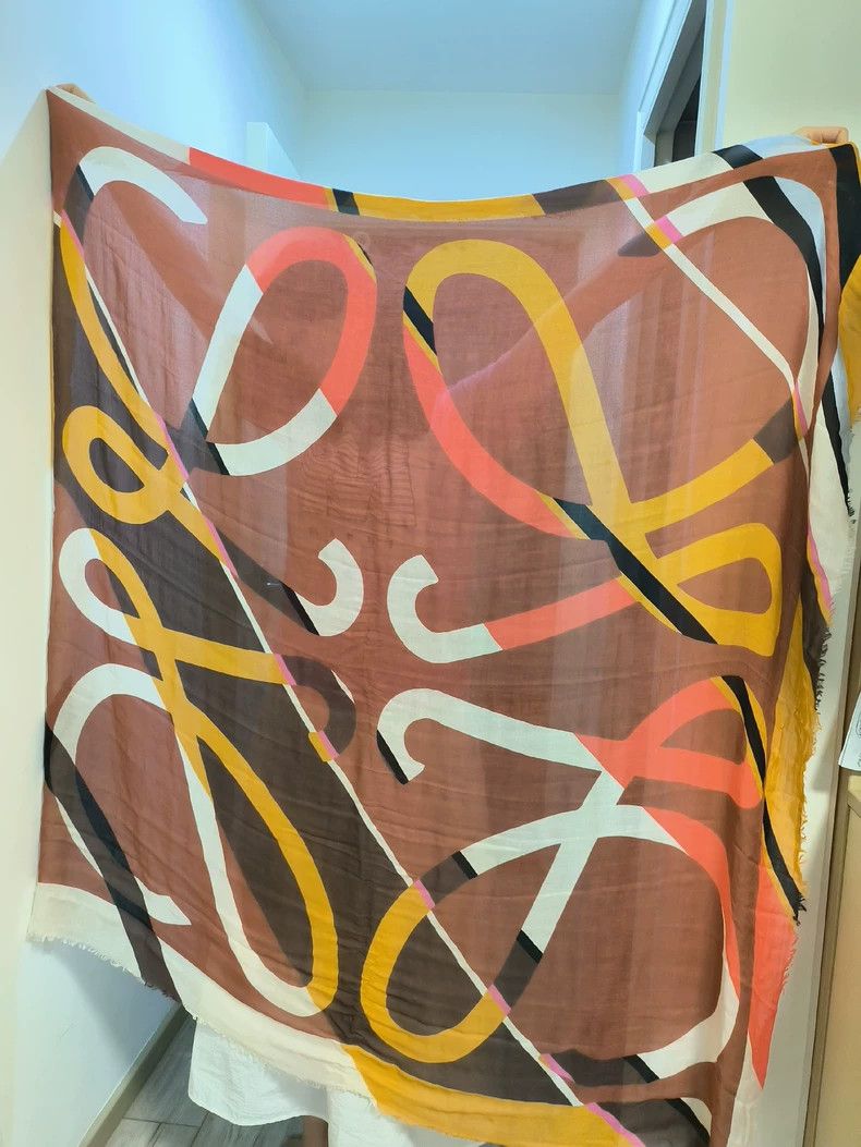 Loewe LOEWE Cashmere and silk scarves Size ONE SIZE - 1 Thumbnail