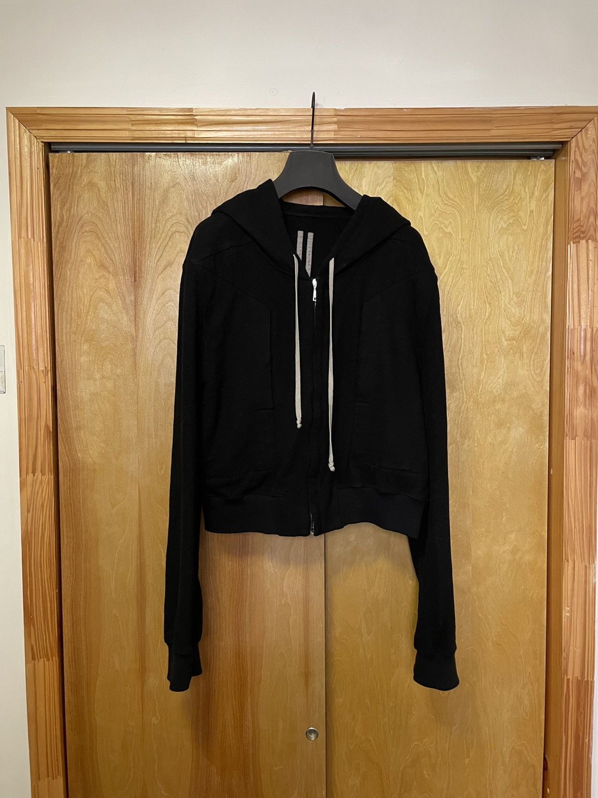 image of Rick Owens x Rick Owens Drkshdw Edfu Hooded Jacket - F/w 23 Luxor in Black, Men's (Size XL)