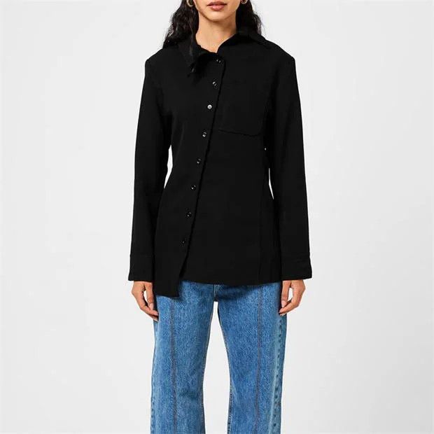Jacquemus o1g2r1mq1024 Shirt in Black Size S / US 4 / IT 40 - 3 Thumbnail