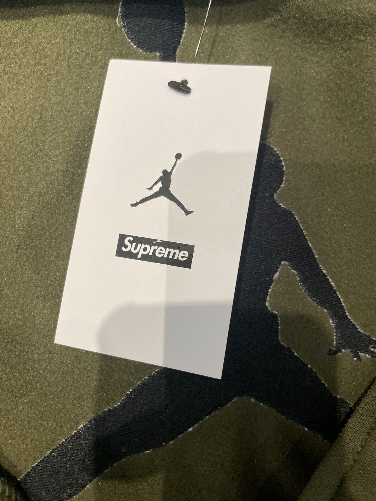 Jordan Brand × Supreme Supreme x Jordan Track Jacket Olive Size US S / EU 44-46 / 1 - 4 Thumbnail