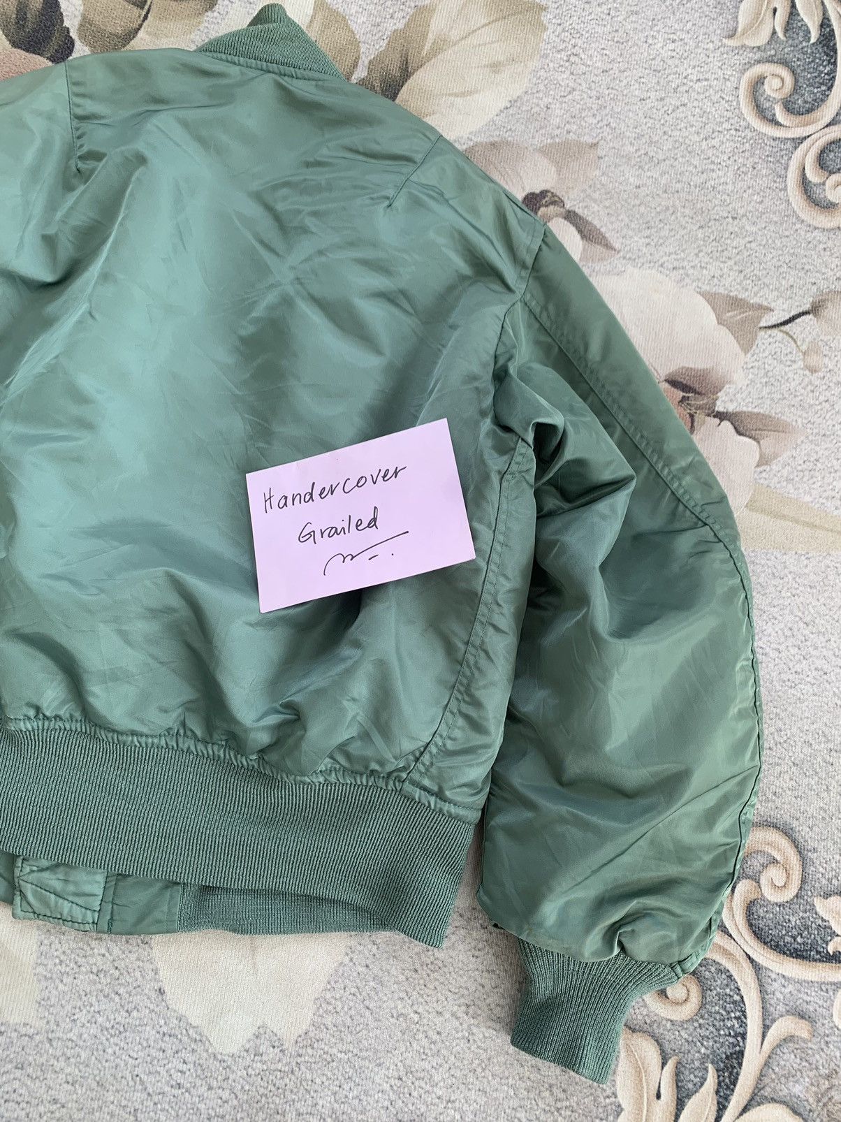Vintage Vintage MA-1 Usaf Military Bomber Jacket Zip Ideal Usa Size US M / EU 48-50 / 2 - 11 Thumbnail