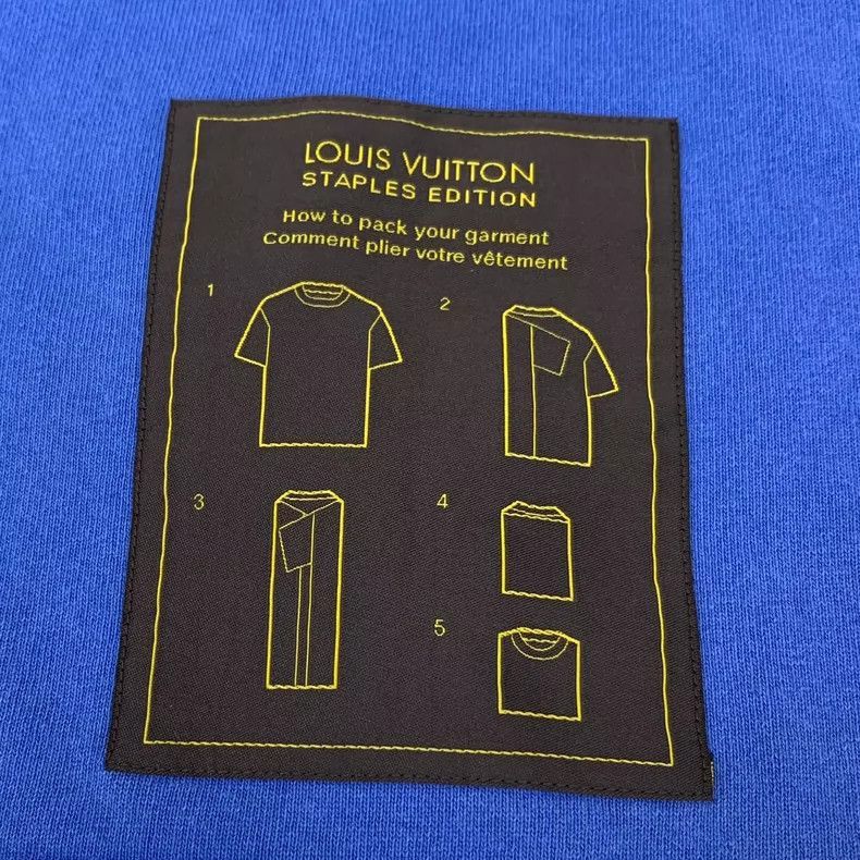 Louis Vuitton Louis Vuitton Blue Cotton Crew Neck TShirt-2506 Size US M / EU 48-50 / 2 - 5 Thumbnail