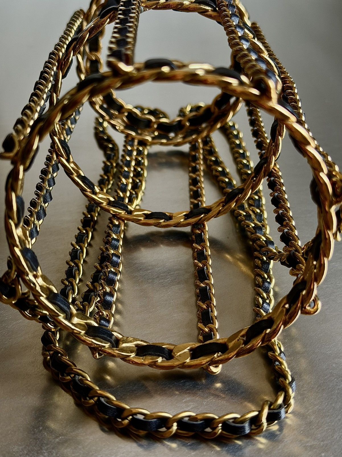 Chanel Chanel - Karl Lagerfeld - 1994 - Chain Link Bottle Holder Size ONE SIZE - 14 Thumbnail