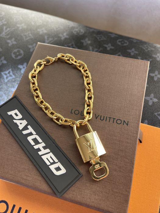 Louis Vuitton Custom Padlock Chain Necklace