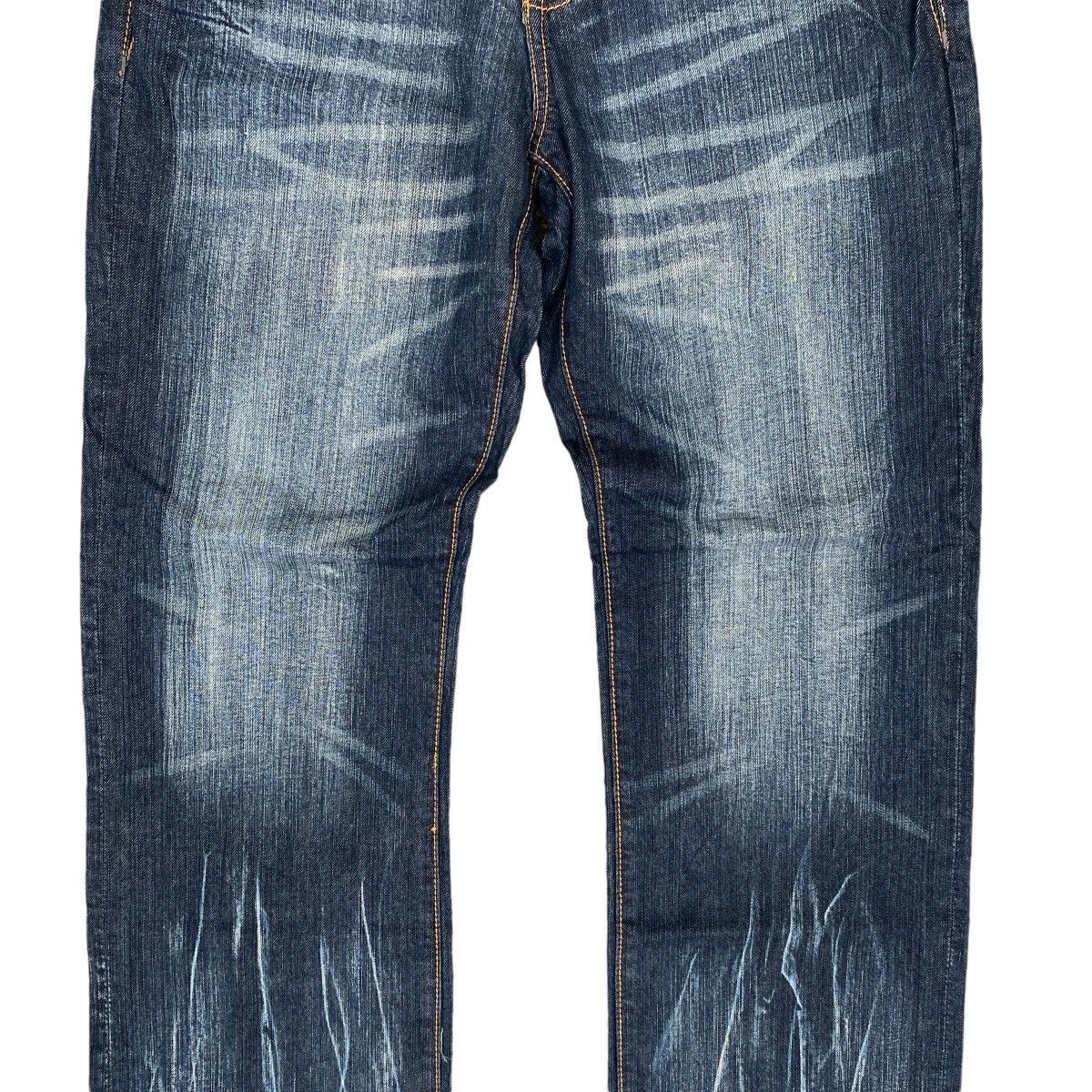 Japanese Brand Japan Daily Topics Rooted Lightning ⚡️ Denim Jeans Size US 34 / EU 50 - 4 Thumbnail