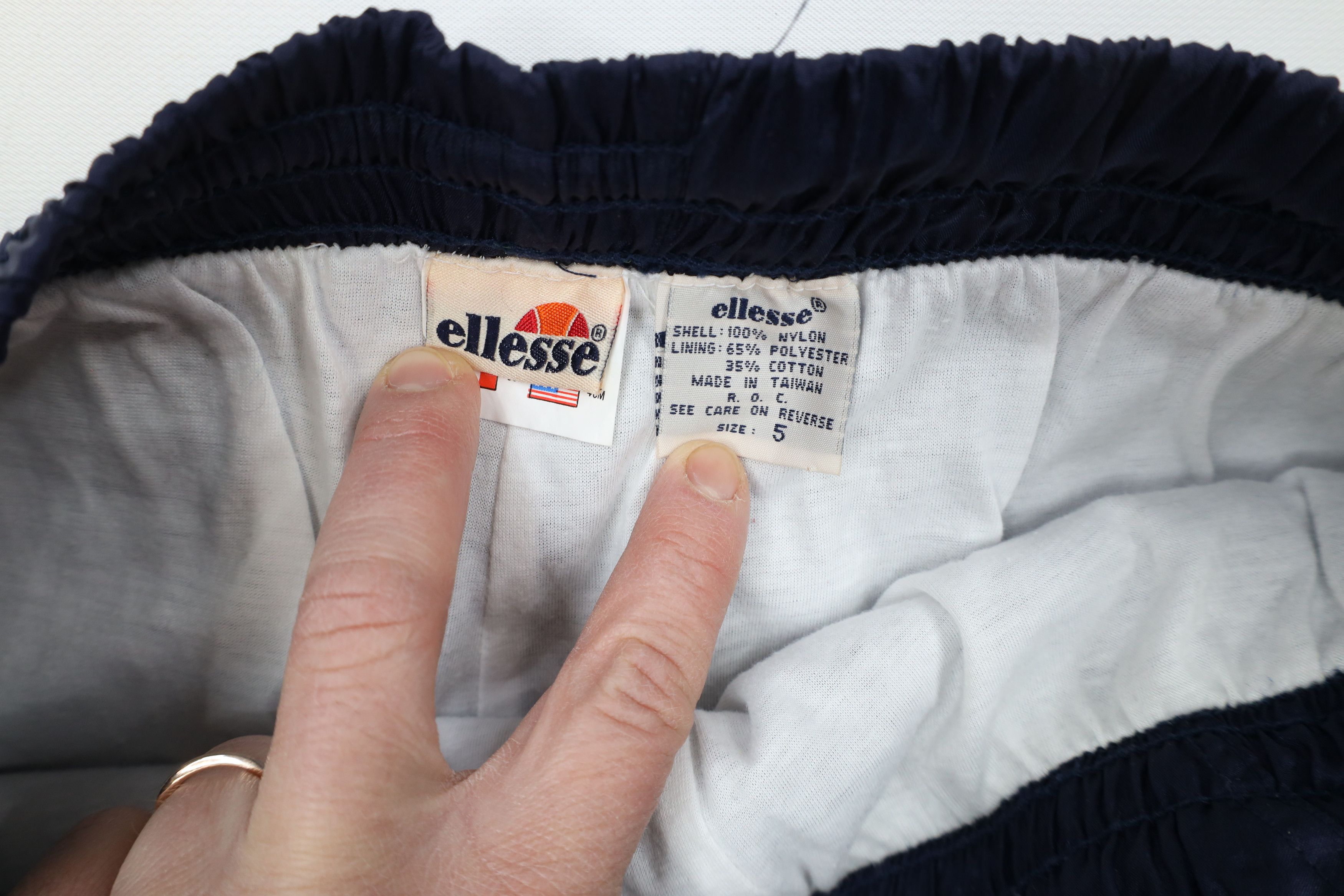Ellesse × Vintage Vintage 90s Ellesse Spell Lined Windbreaker Joggers Pants Size US 34 / EU 50 - 11 Thumbnail