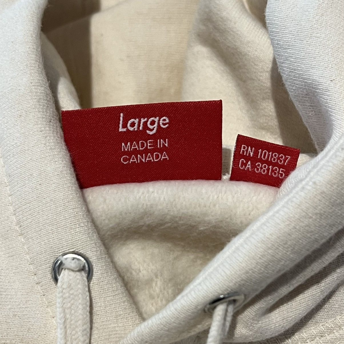Supreme Supreme Cross Box Logo Hooded Sweatshirt Natural • L Size US L / EU 52-54 / 3 - 4 Thumbnail